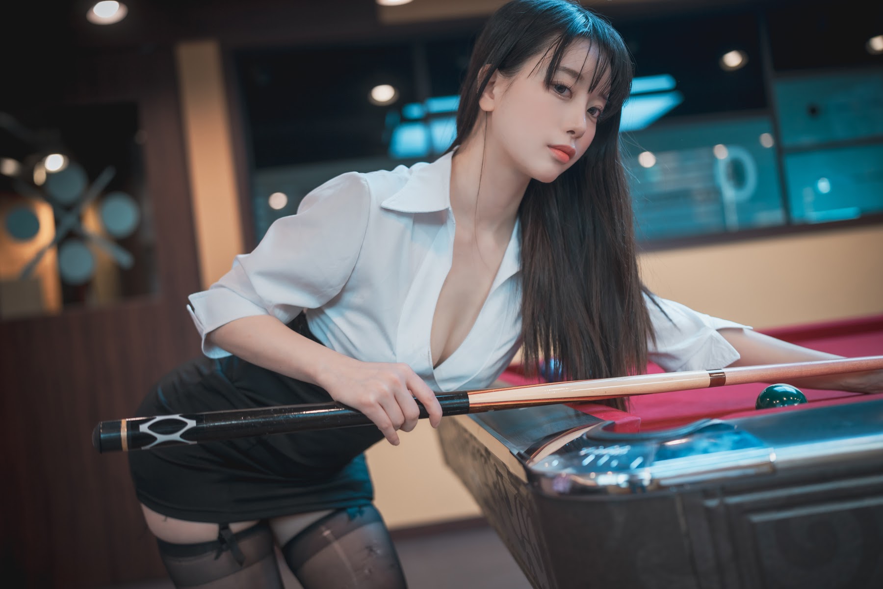 DJAWA Photo – ZziZzi – Billiards Girl – Office Look - P19
