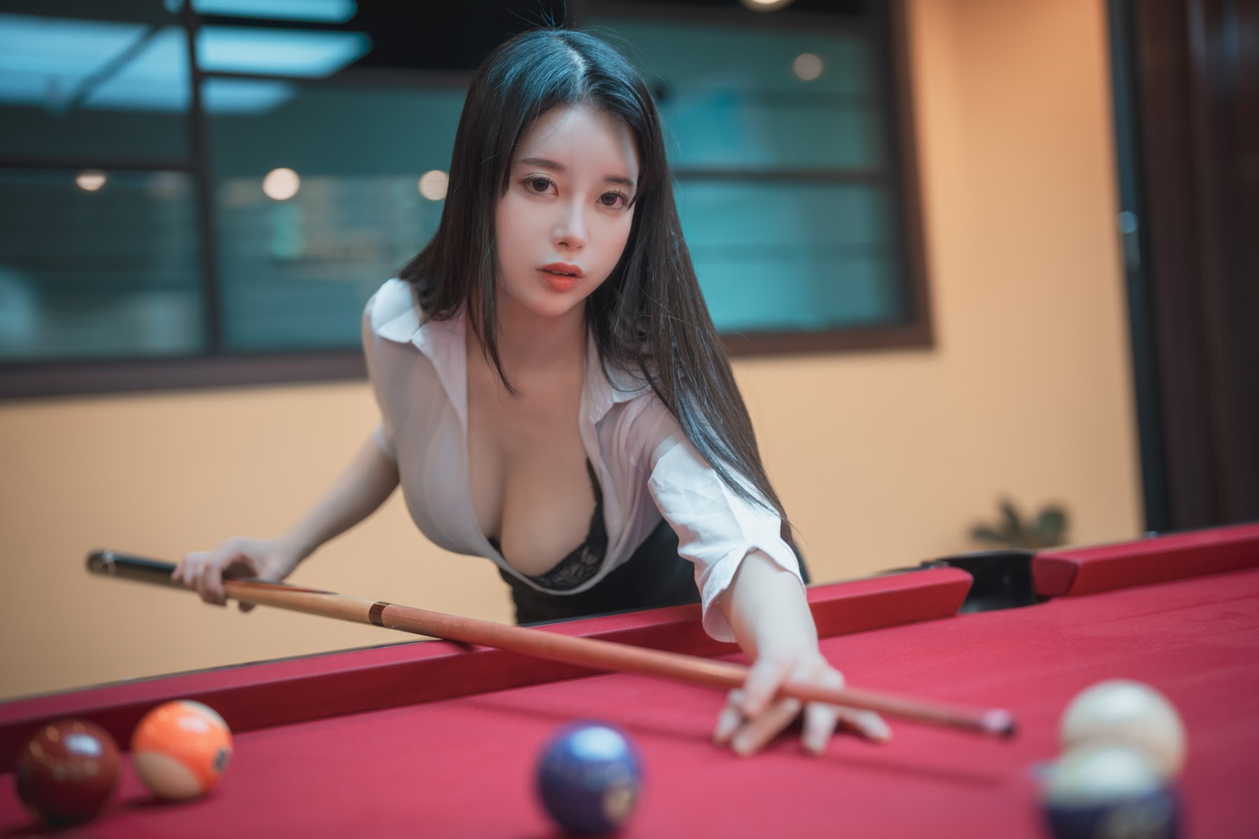 DJAWA Photo – ZziZzi – Billiards Girl – Office Look - P23