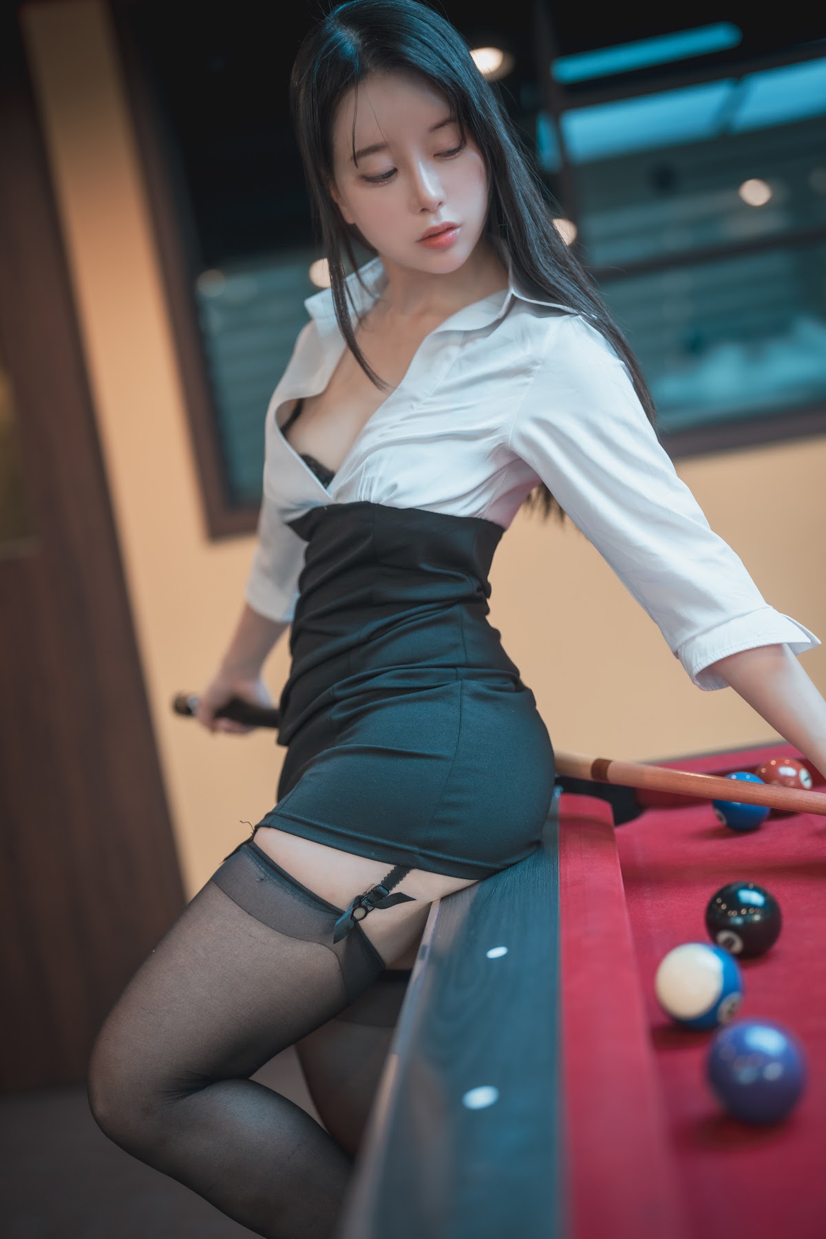 DJAWA Photo – ZziZzi – Billiards Girl – Office Look - P24