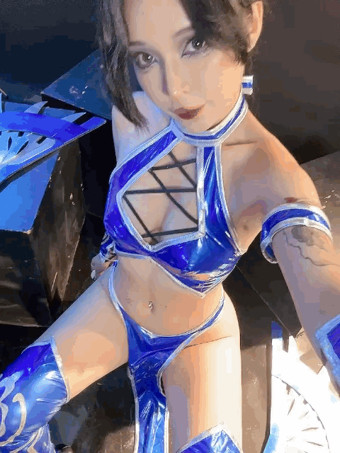 Coser@UmekoJ – Cosplay Kitana Mortal Kombat - P111