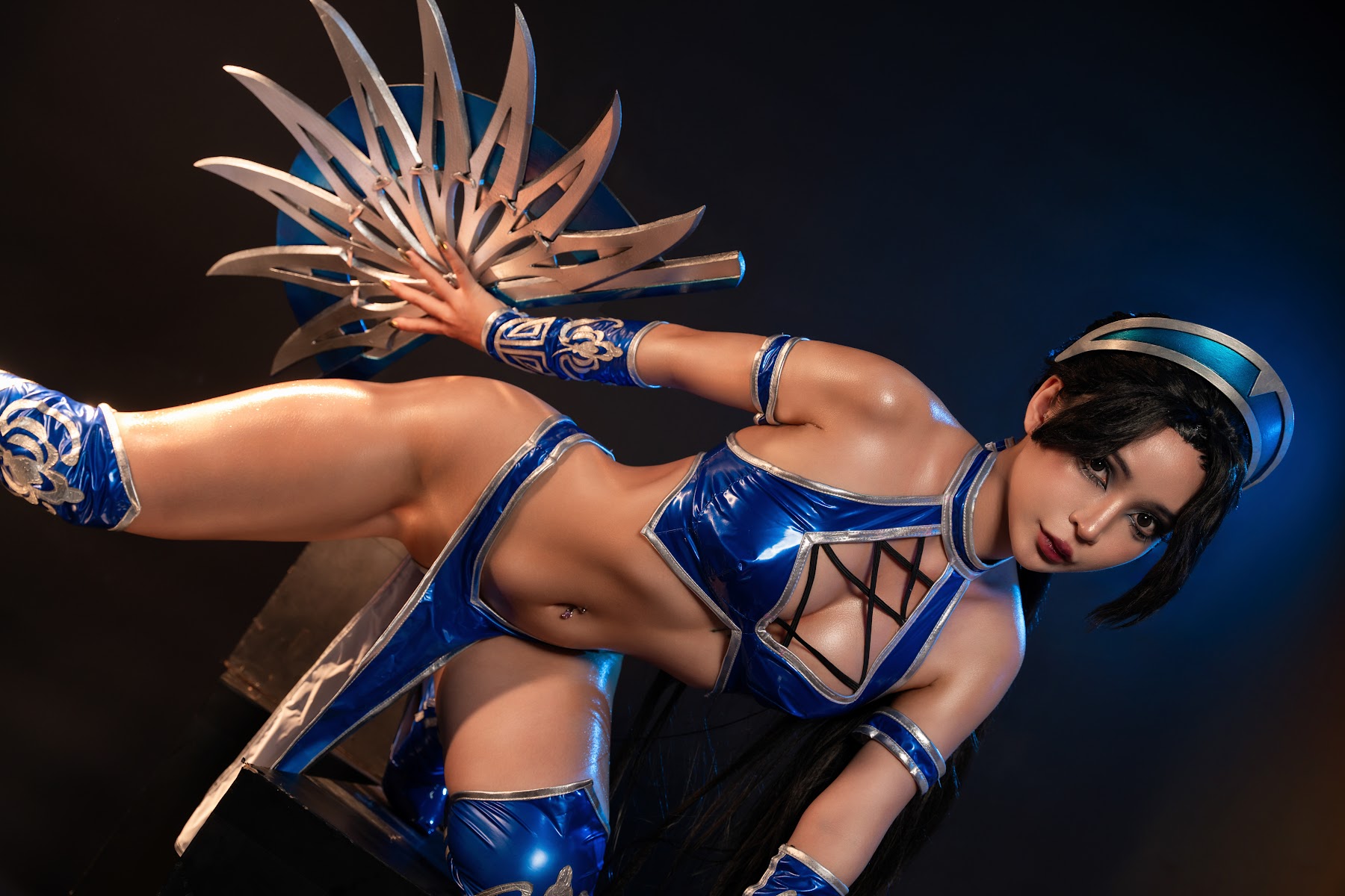 Coser@UmekoJ – Cosplay Kitana Mortal Kombat - P22