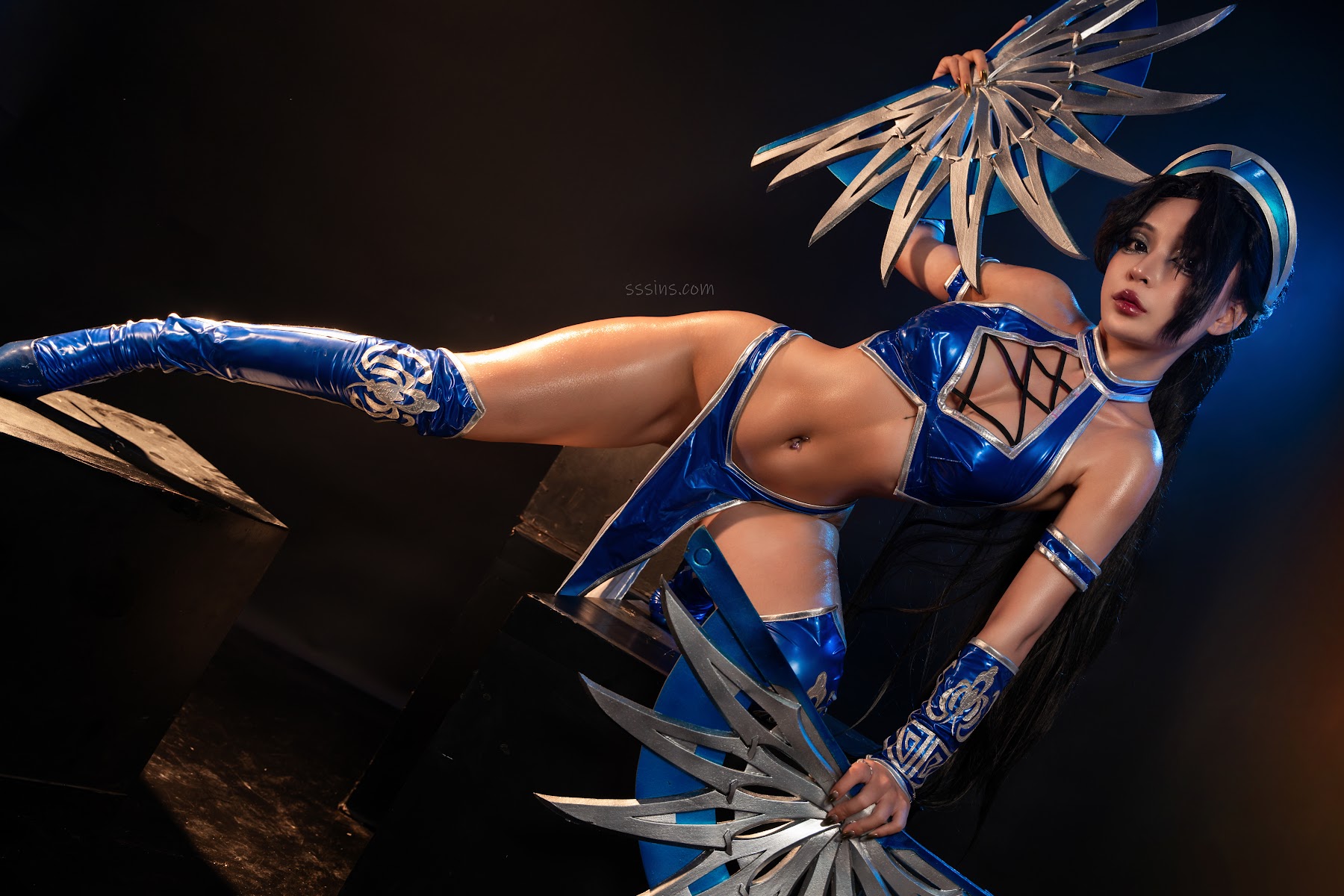 Coser@UmekoJ – Cosplay Kitana Mortal Kombat - P23