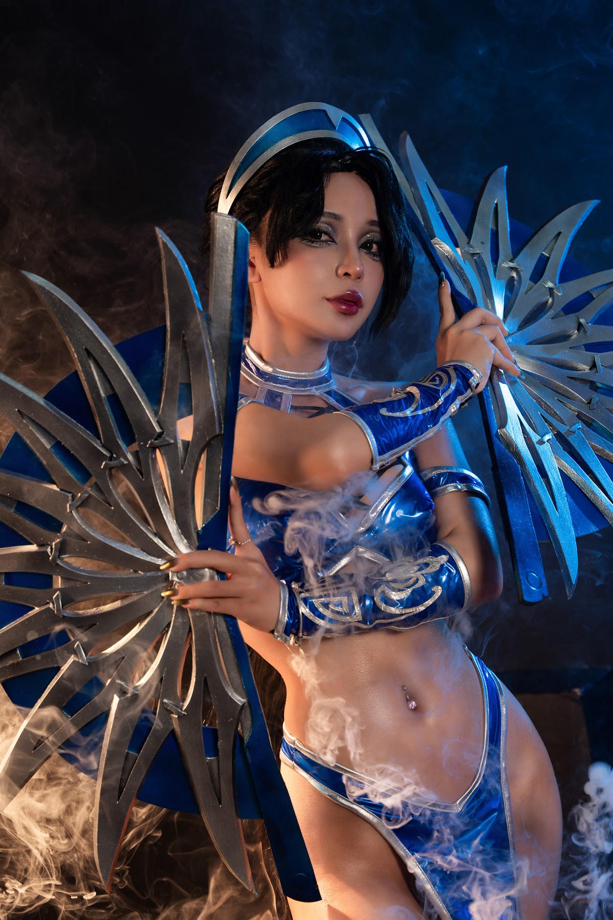 Coser@UmekoJ – Cosplay Kitana Mortal Kombat - P24