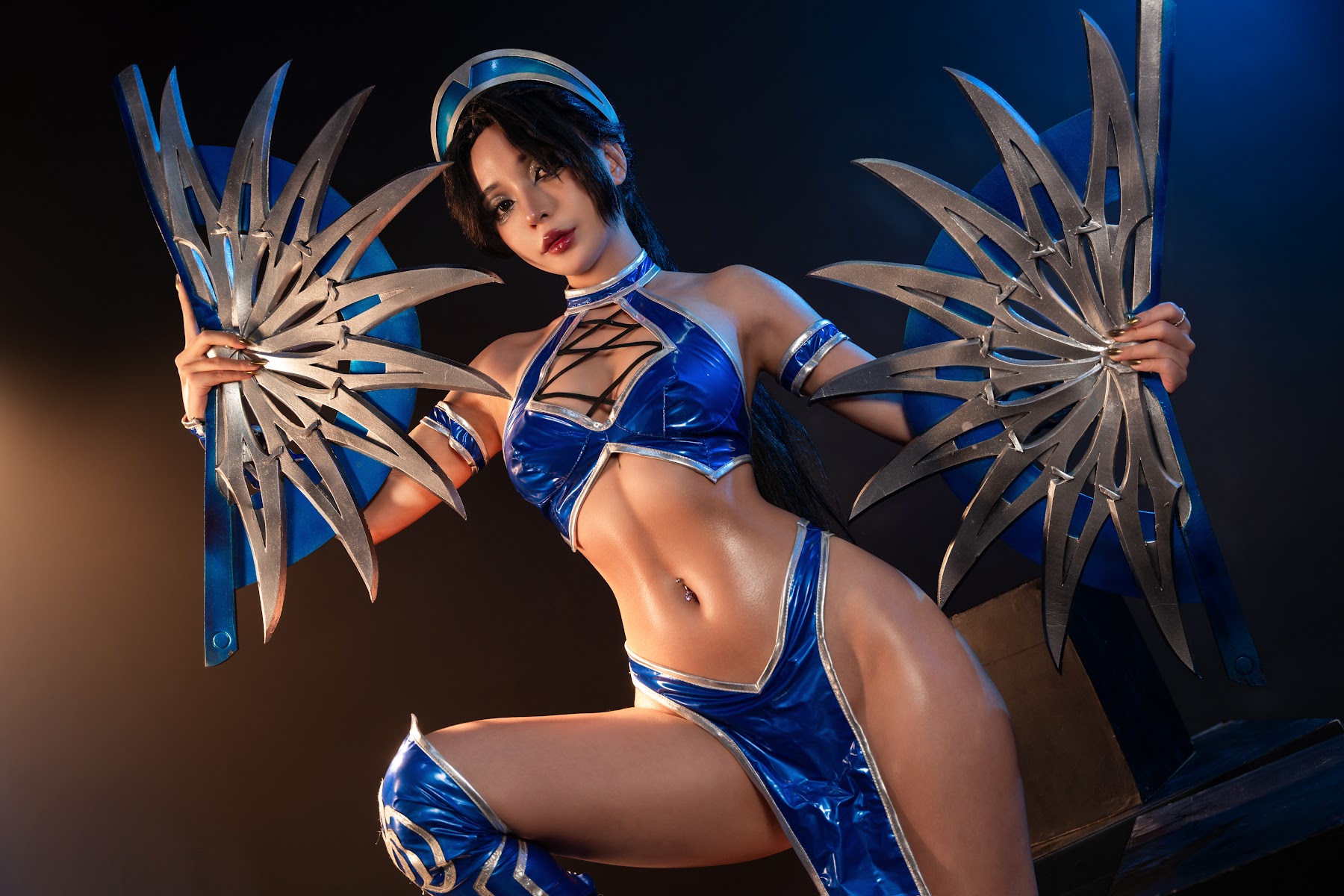 Coser@UmekoJ – Cosplay Kitana Mortal Kombat - P26