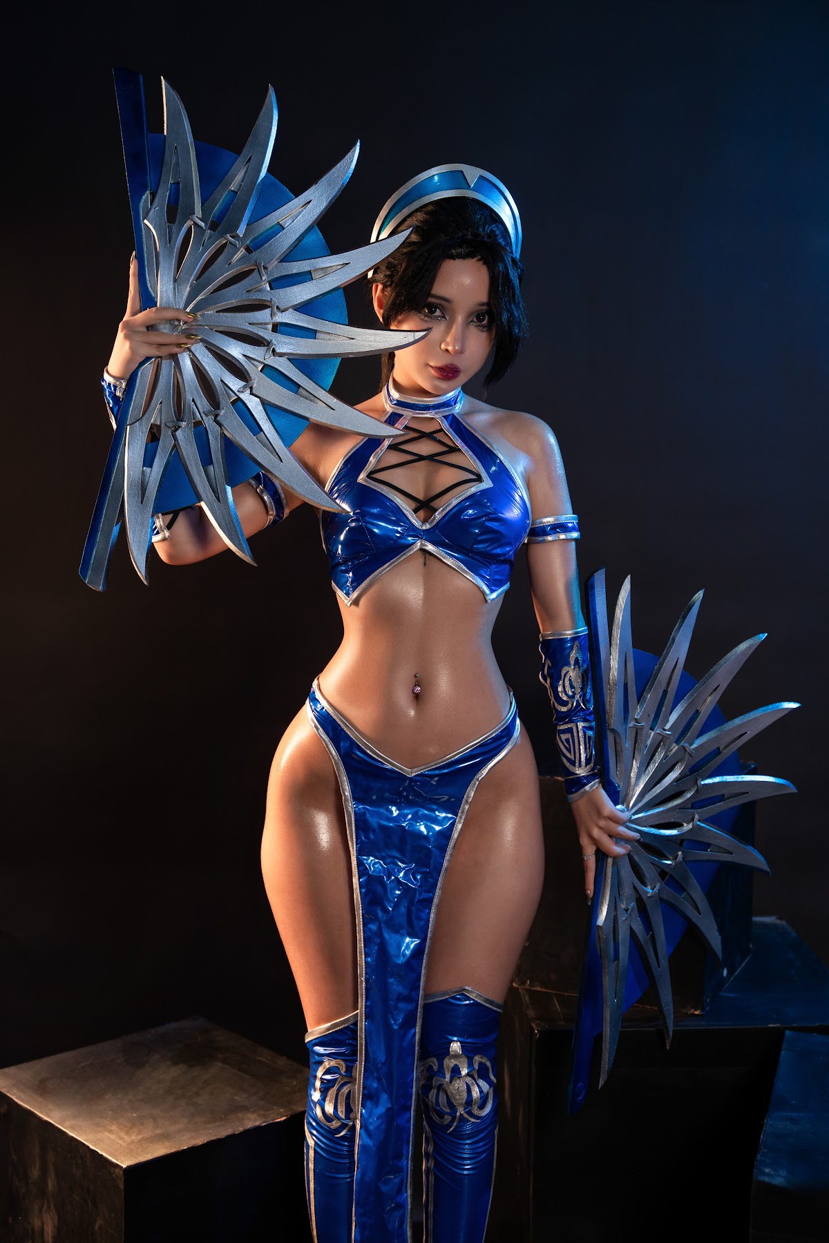 Coser@UmekoJ – Cosplay Kitana Mortal Kombat - P6