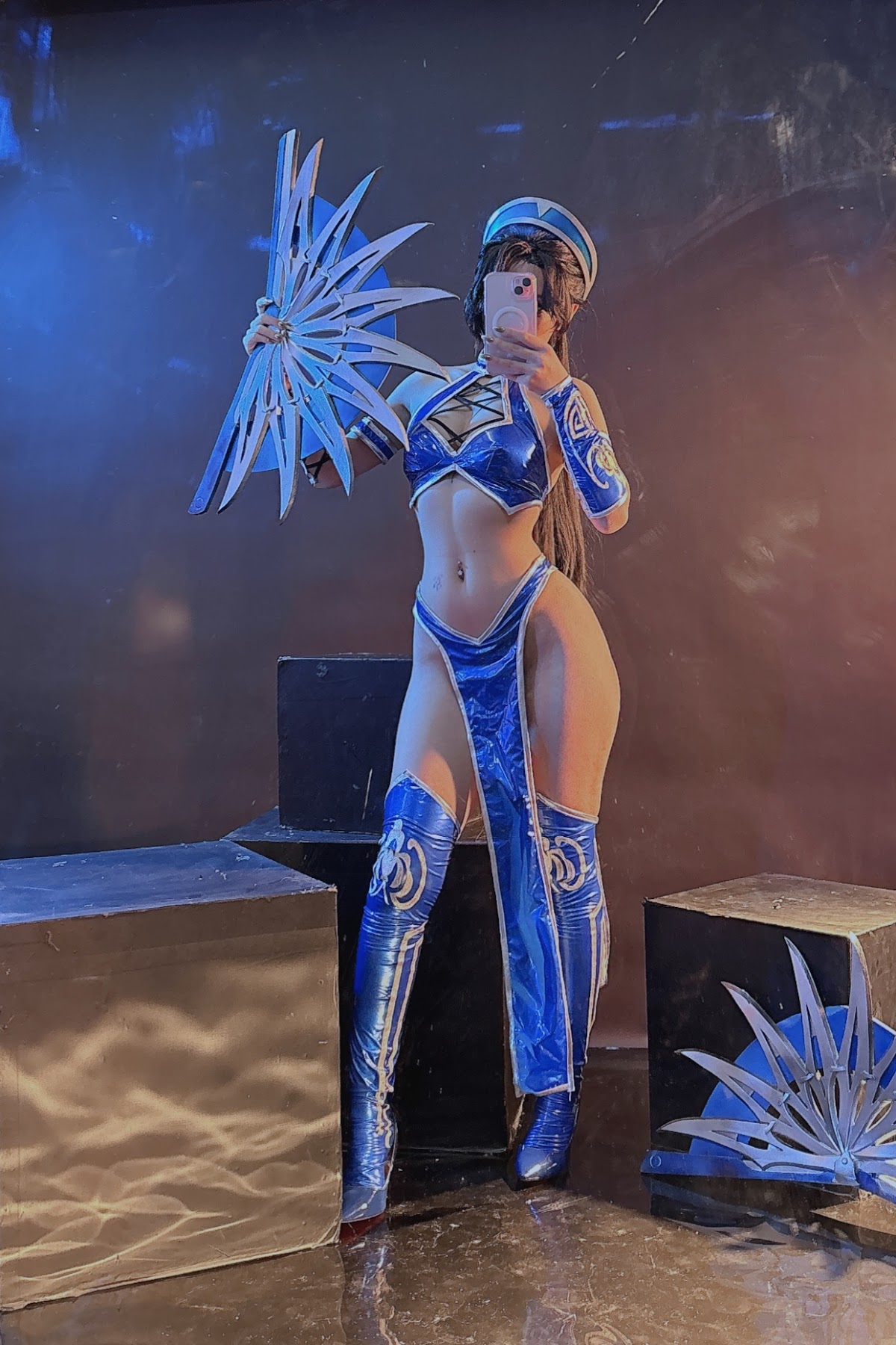 Coser@UmekoJ – Cosplay Kitana Mortal Kombat - P80