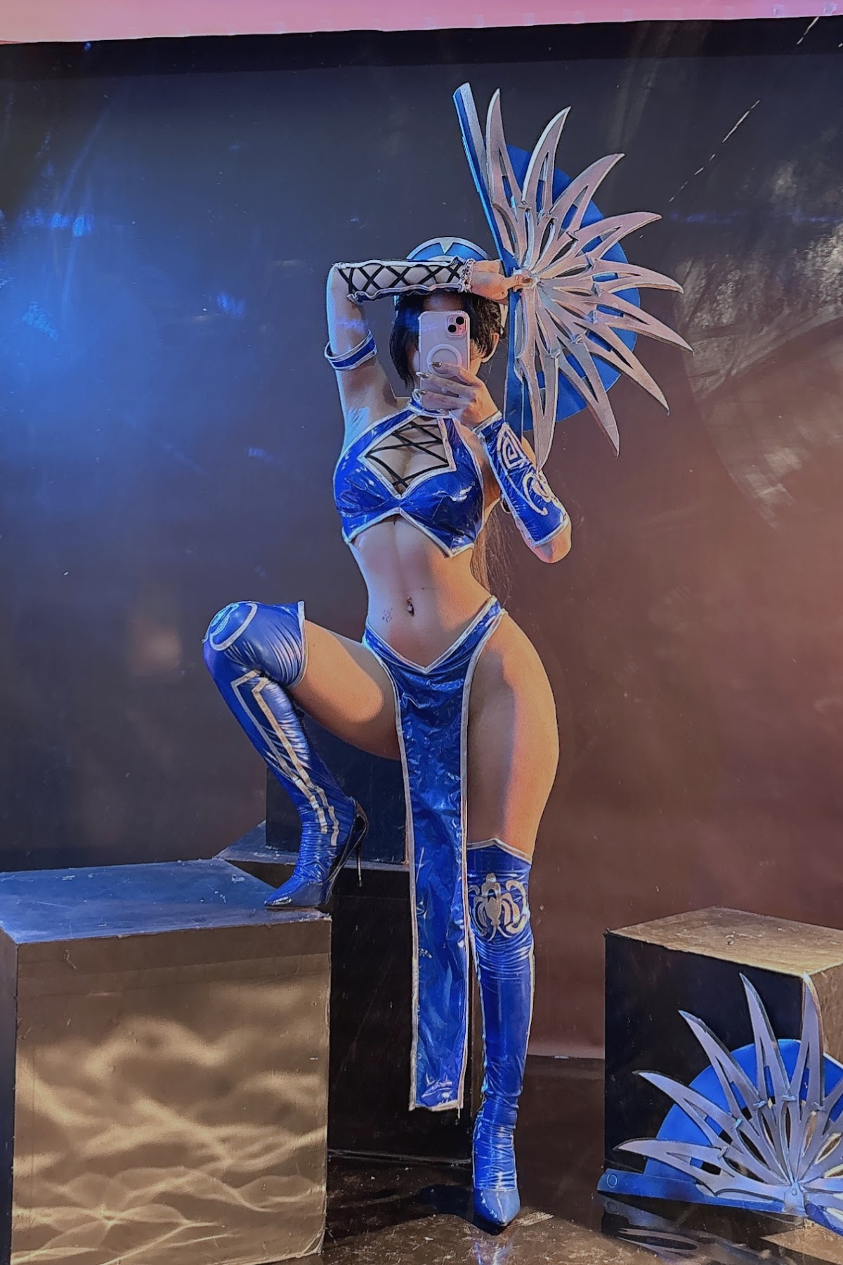 Coser@UmekoJ – Cosplay Kitana Mortal Kombat - P82