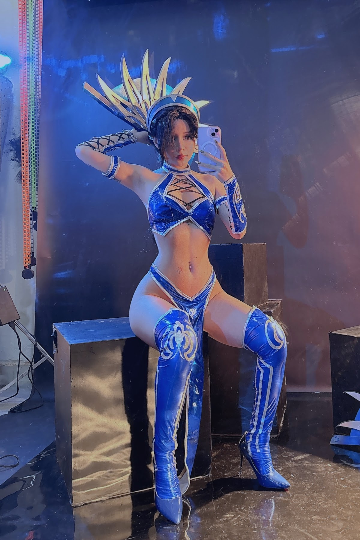 Coser@UmekoJ – Cosplay Kitana Mortal Kombat - P85