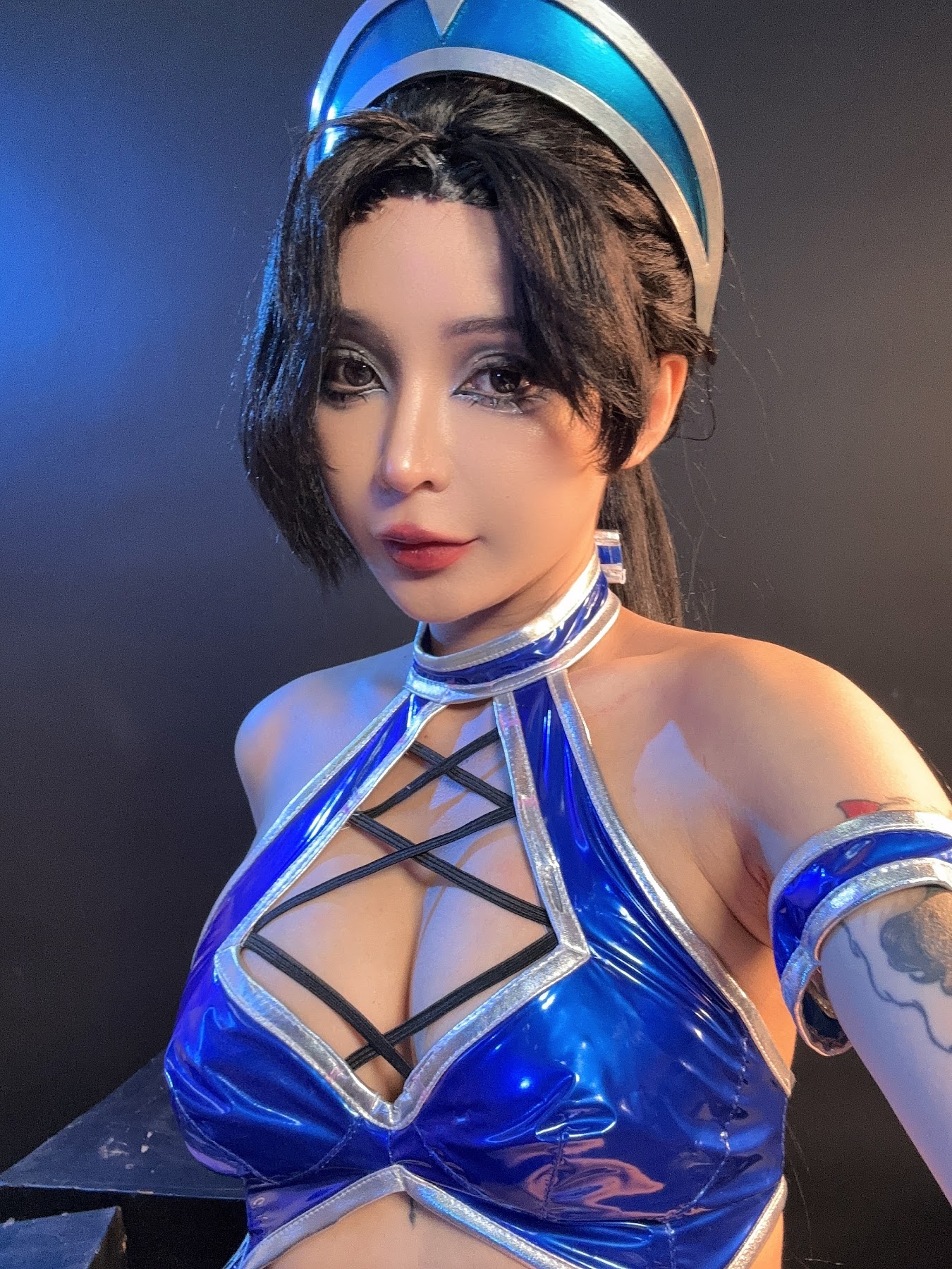 Coser@UmekoJ – Cosplay Kitana Mortal Kombat - P86