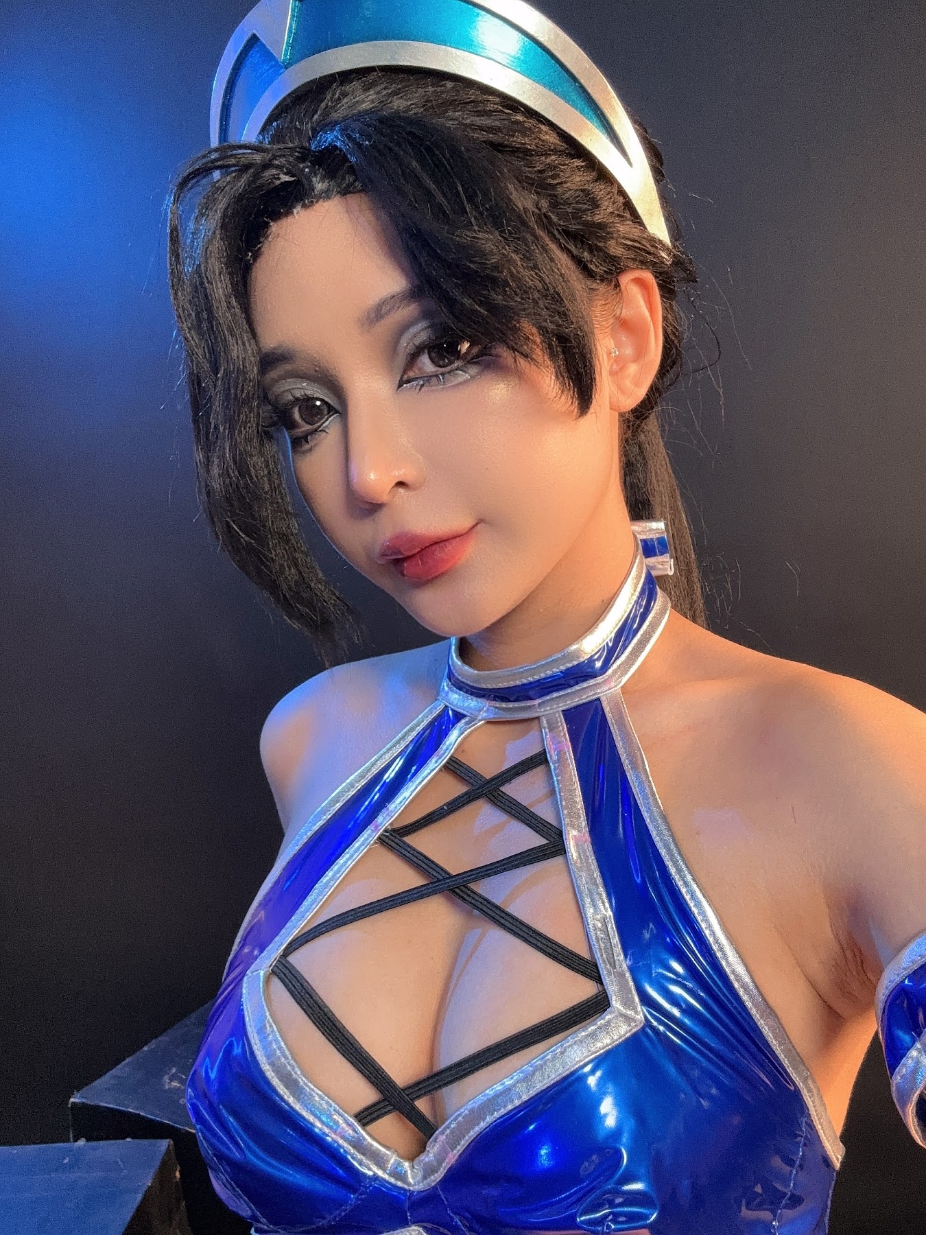 Coser@UmekoJ – Cosplay Kitana Mortal Kombat - P87