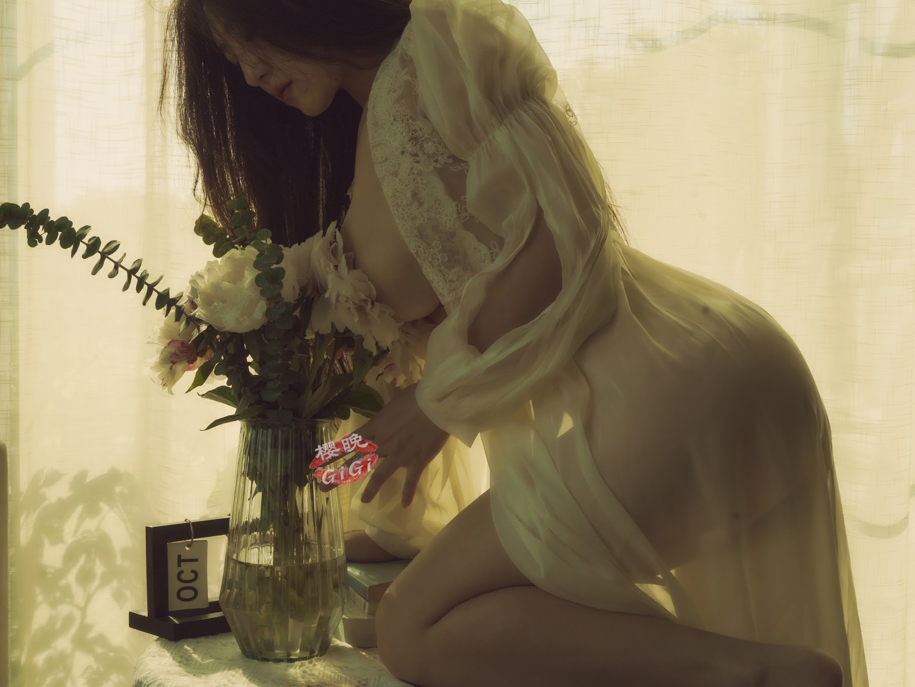 Coser@樱晚gigi – 窗前的花 - P17
