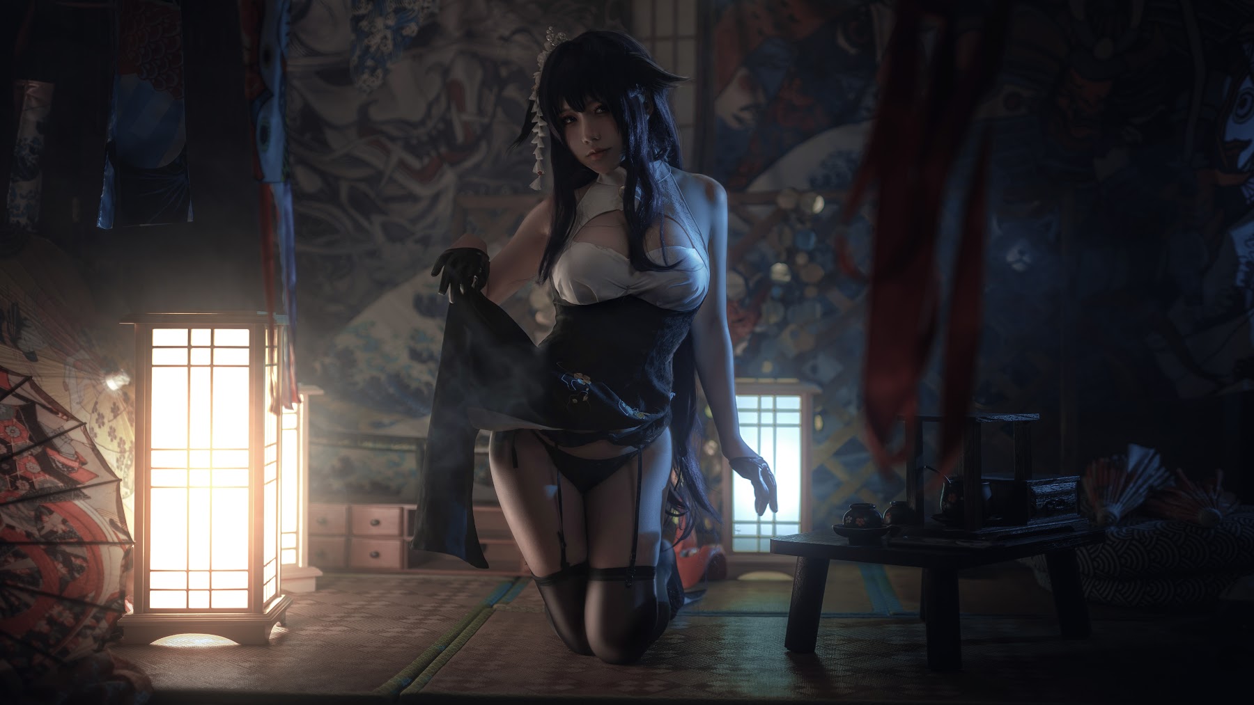 Coser@一笑芳香沁 No.016 吾妻旗袍 - P5
