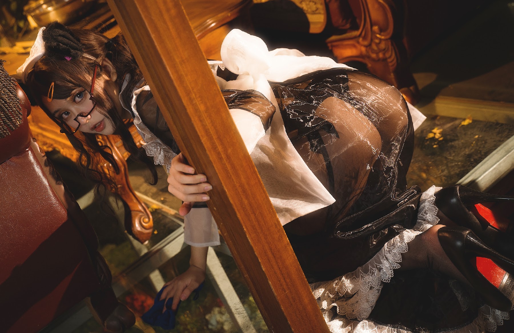 Coser@一笑芳香沁 No.022 透明女仆 - P15