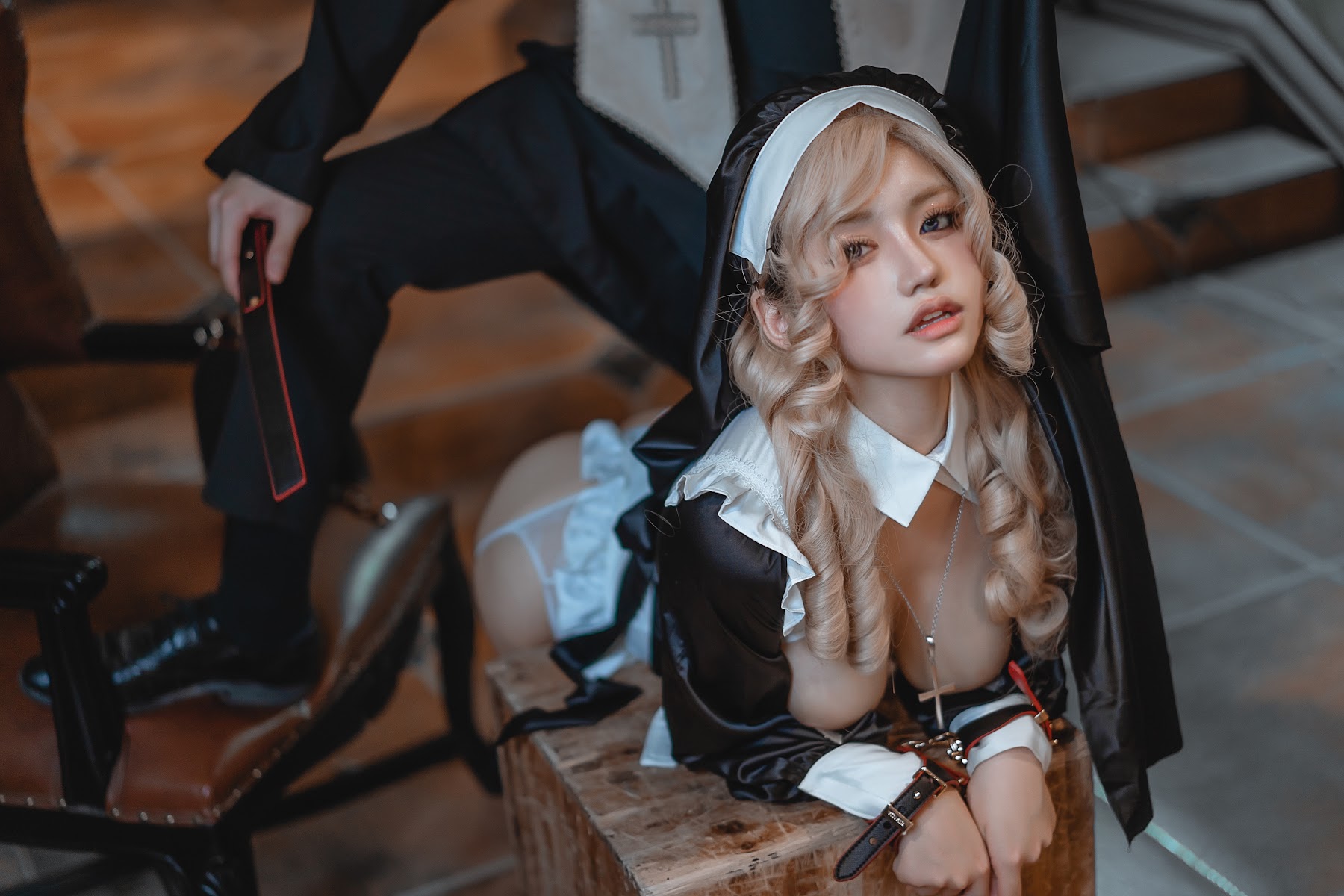 Coser@一笑芳香沁 No.032 修女与神父 - P22