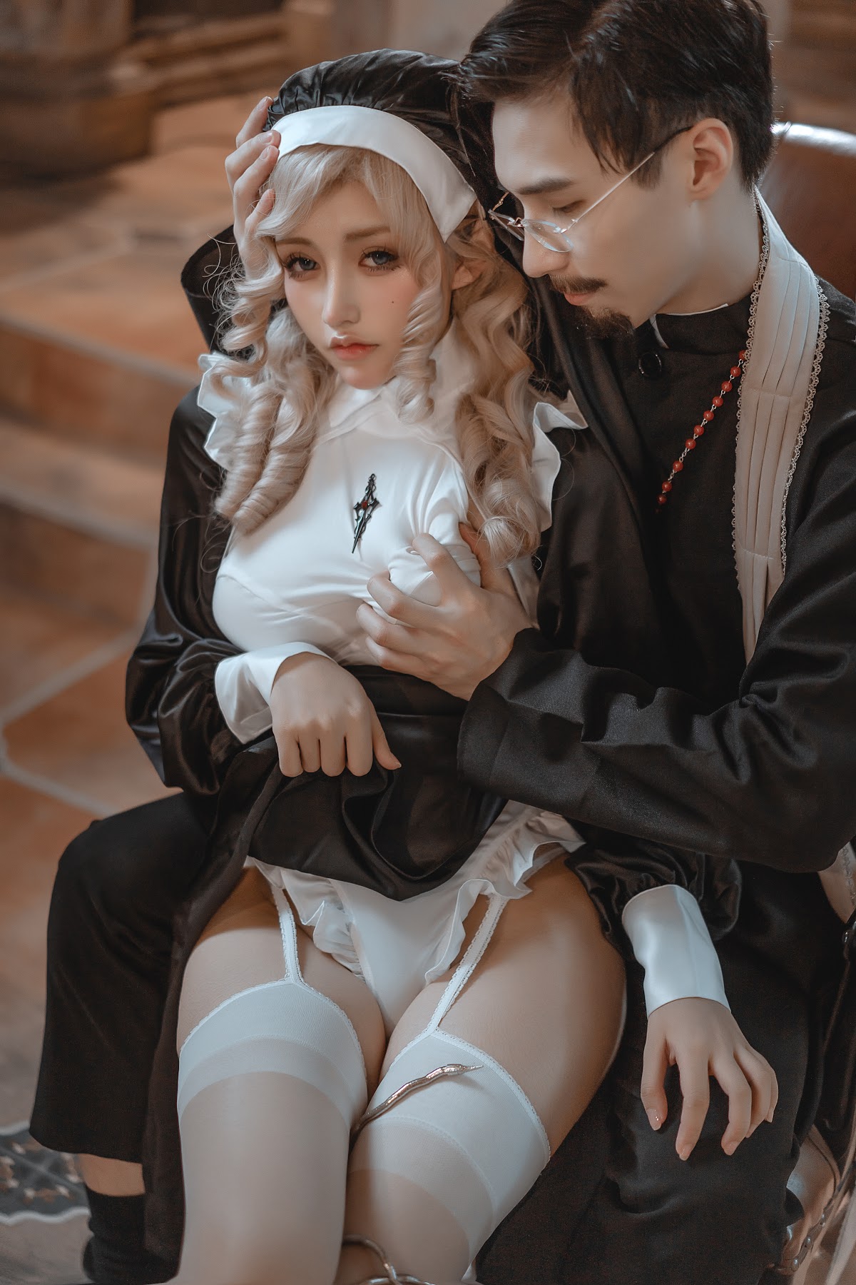 Coser@一笑芳香沁 No.032 修女与神父 - P36