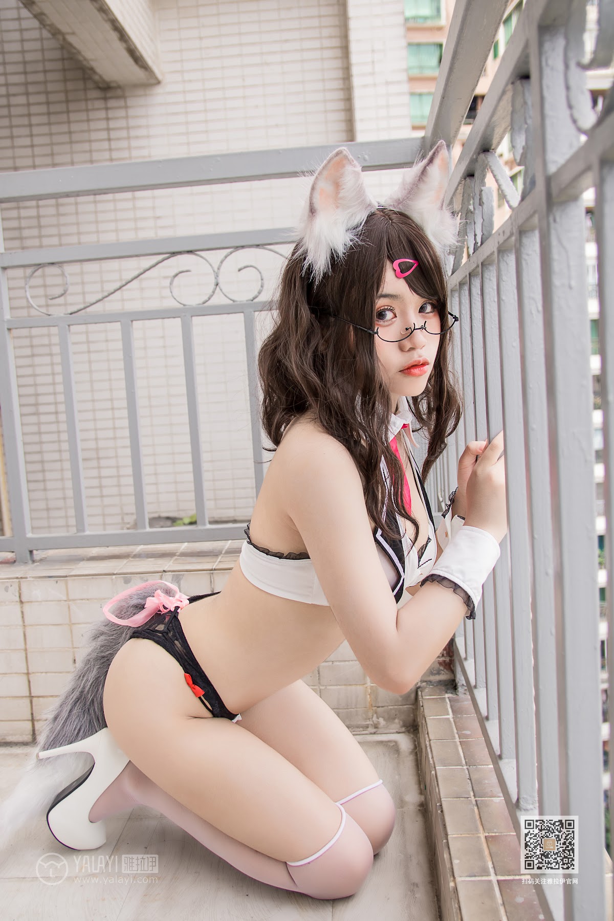 Coser@一笑芳香沁 No.034 狐耳内衣 - P37