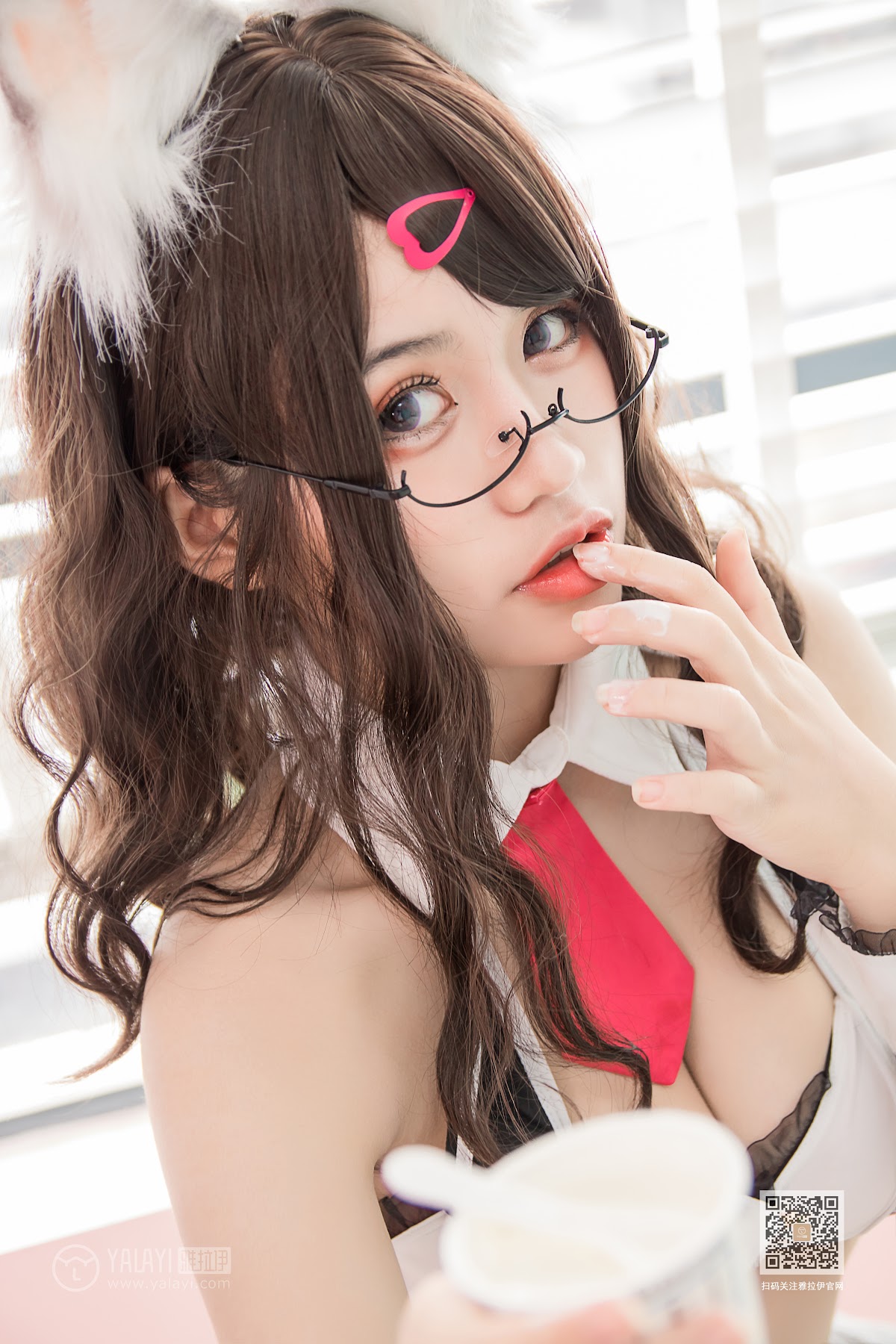 Coser@一笑芳香沁 No.034 狐耳内衣 - P39
