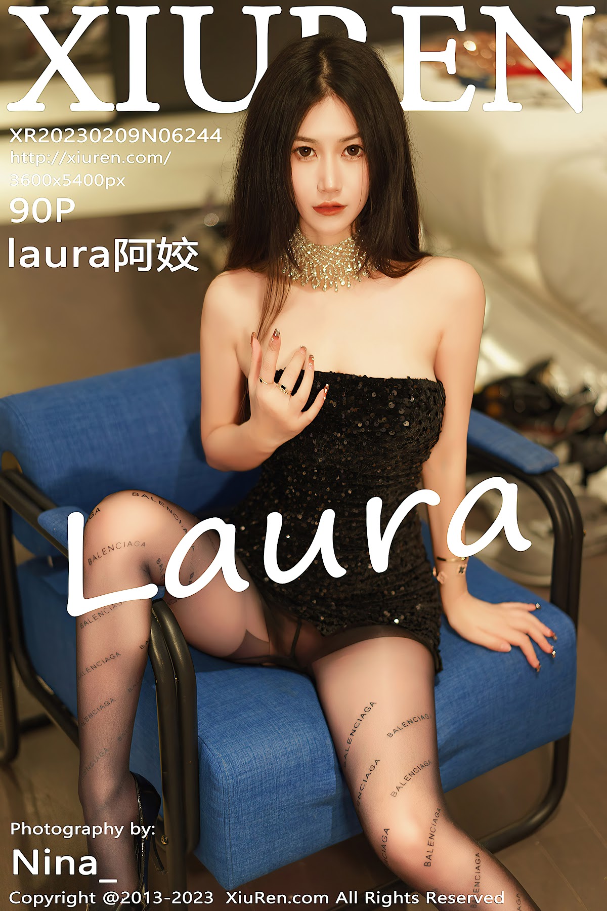 XIUREN No.6244 laura阿姣 - P91