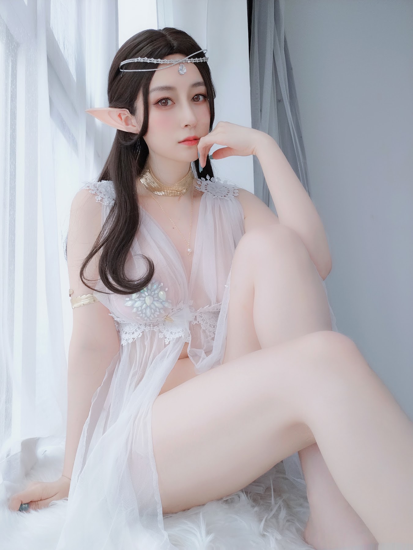 Coser@白银81 精灵宝石内衣 - P14