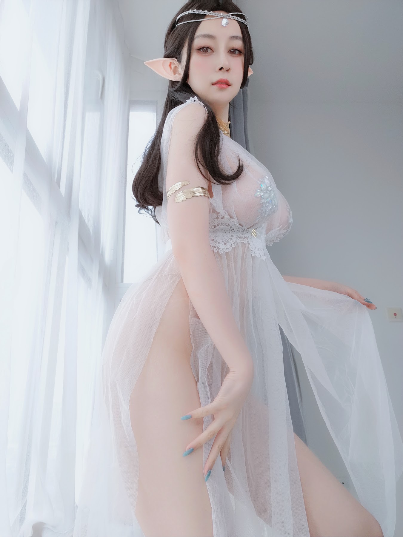 Coser@白银81 精灵宝石内衣 - P1
