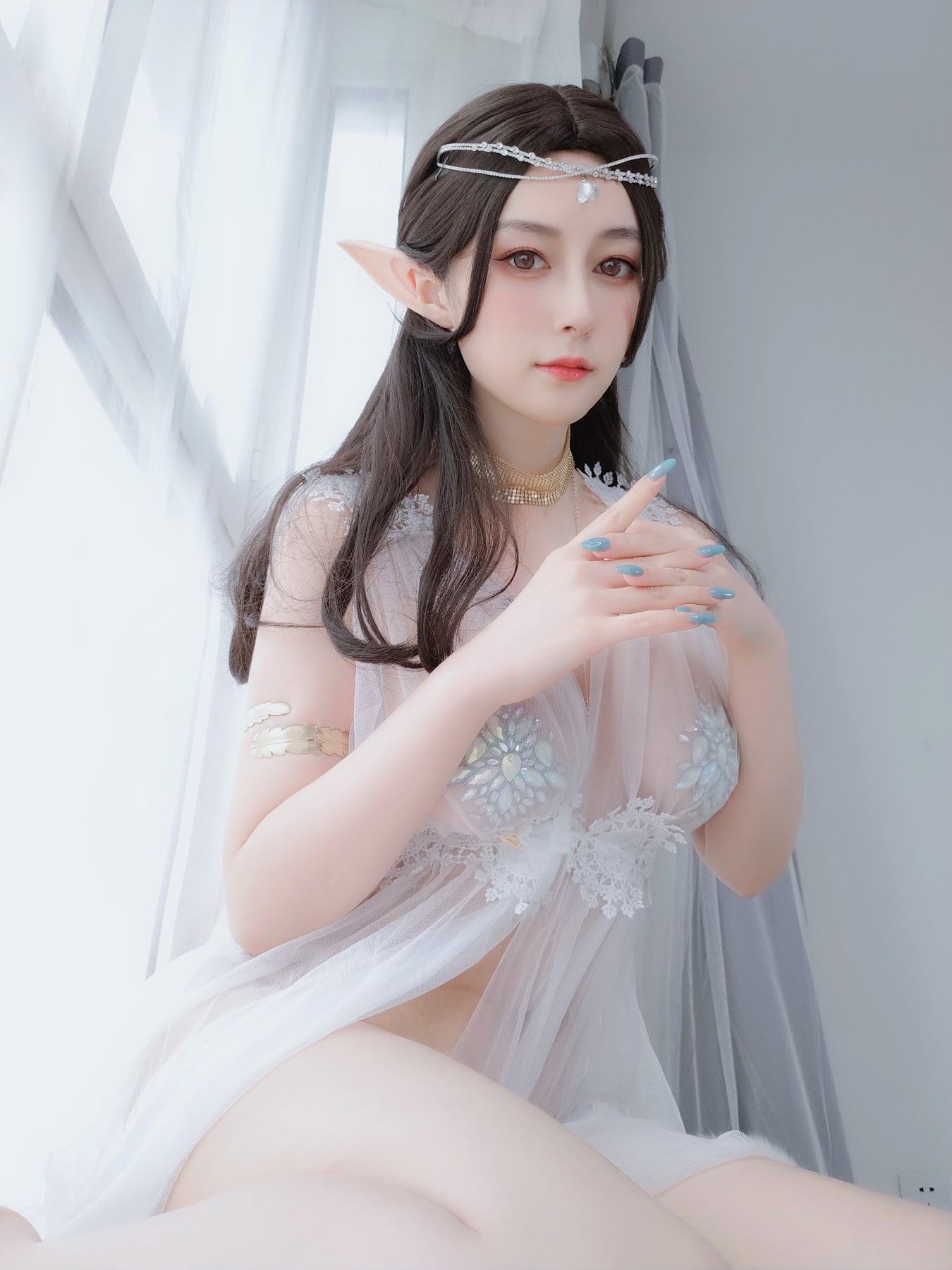 Coser@白银81 精灵宝石内衣 - P26