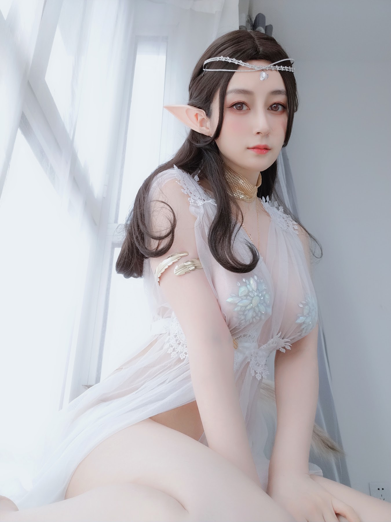 Coser@白银81 精灵宝石内衣 - P34