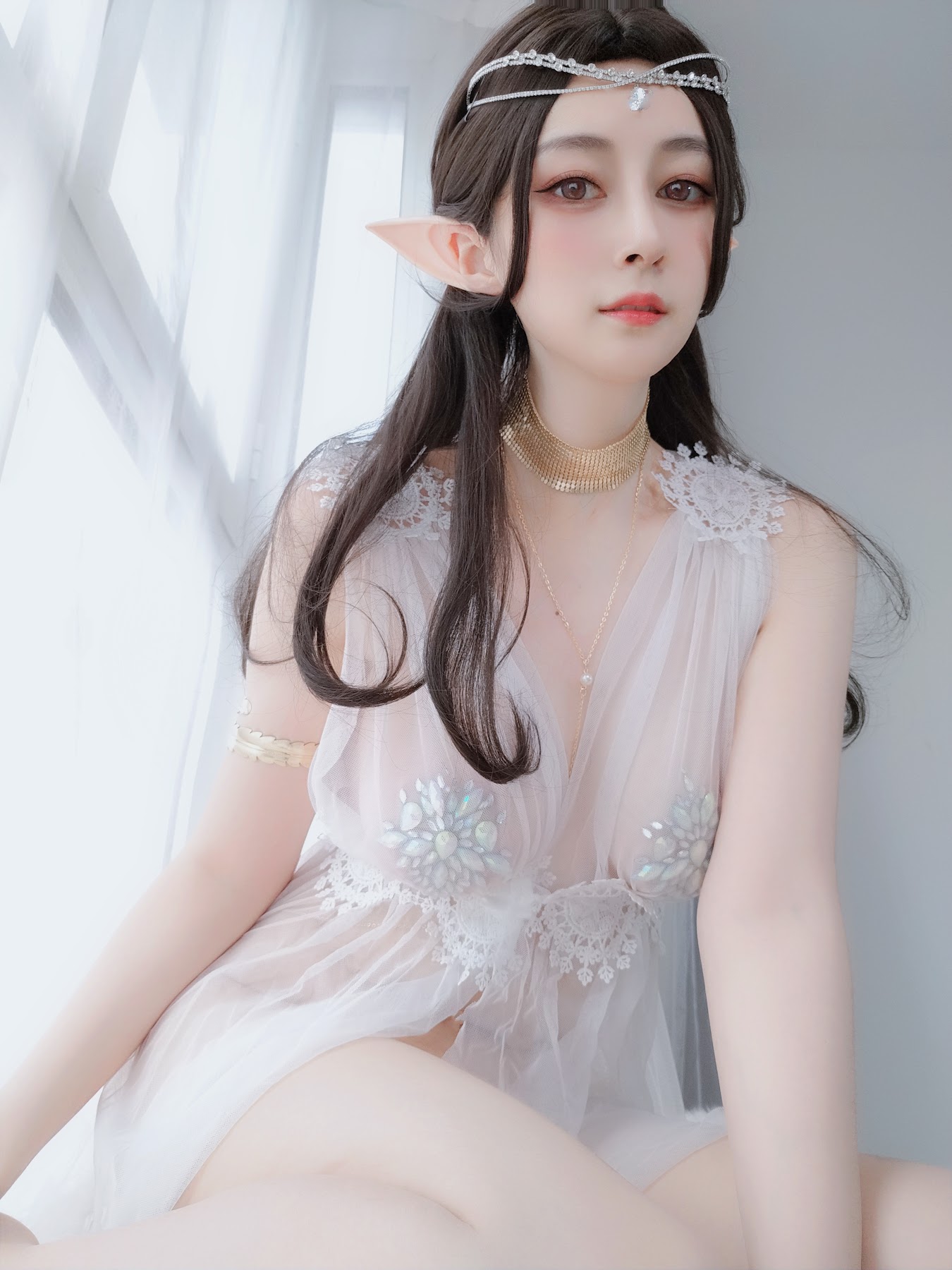 Coser@白银81 精灵宝石内衣 - P35