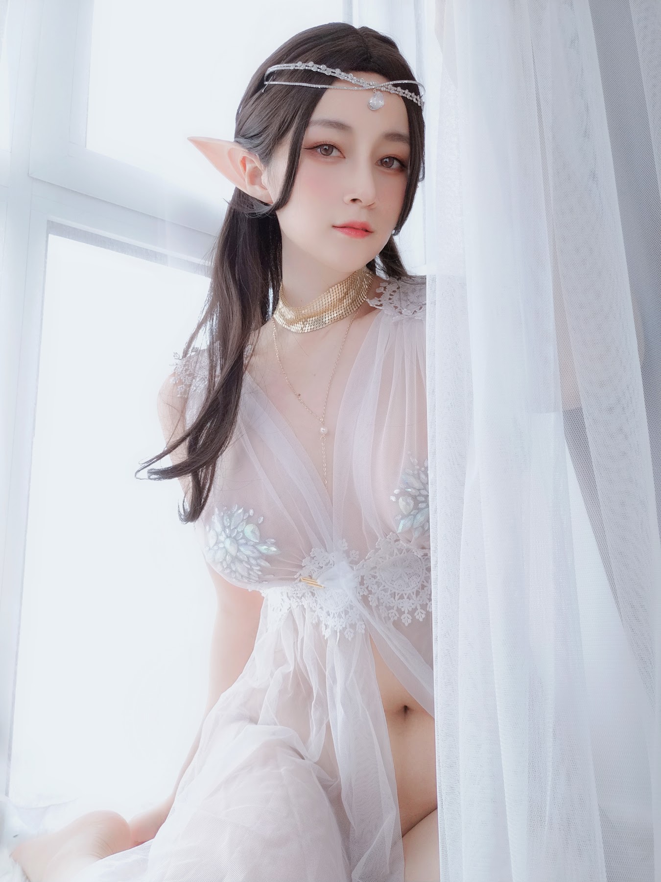 Coser@白银81 精灵宝石内衣 - P37
