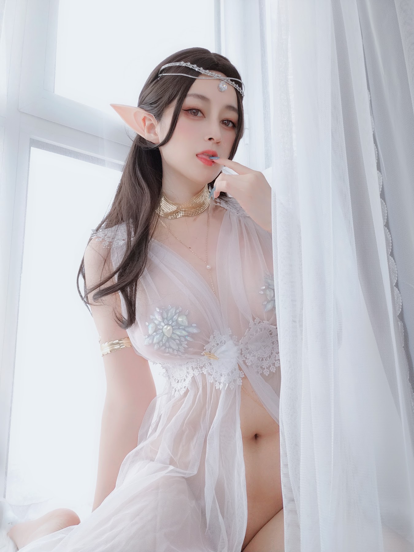 Coser@白银81 精灵宝石内衣 - P39
