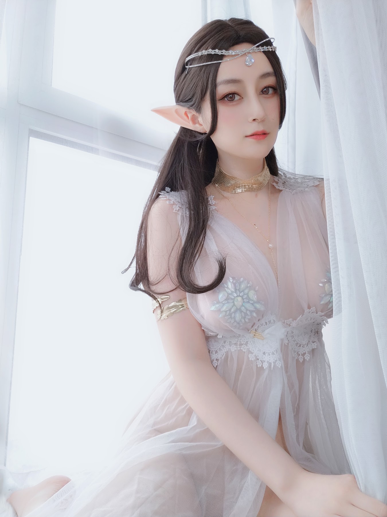 Coser@白银81 精灵宝石内衣 - P40