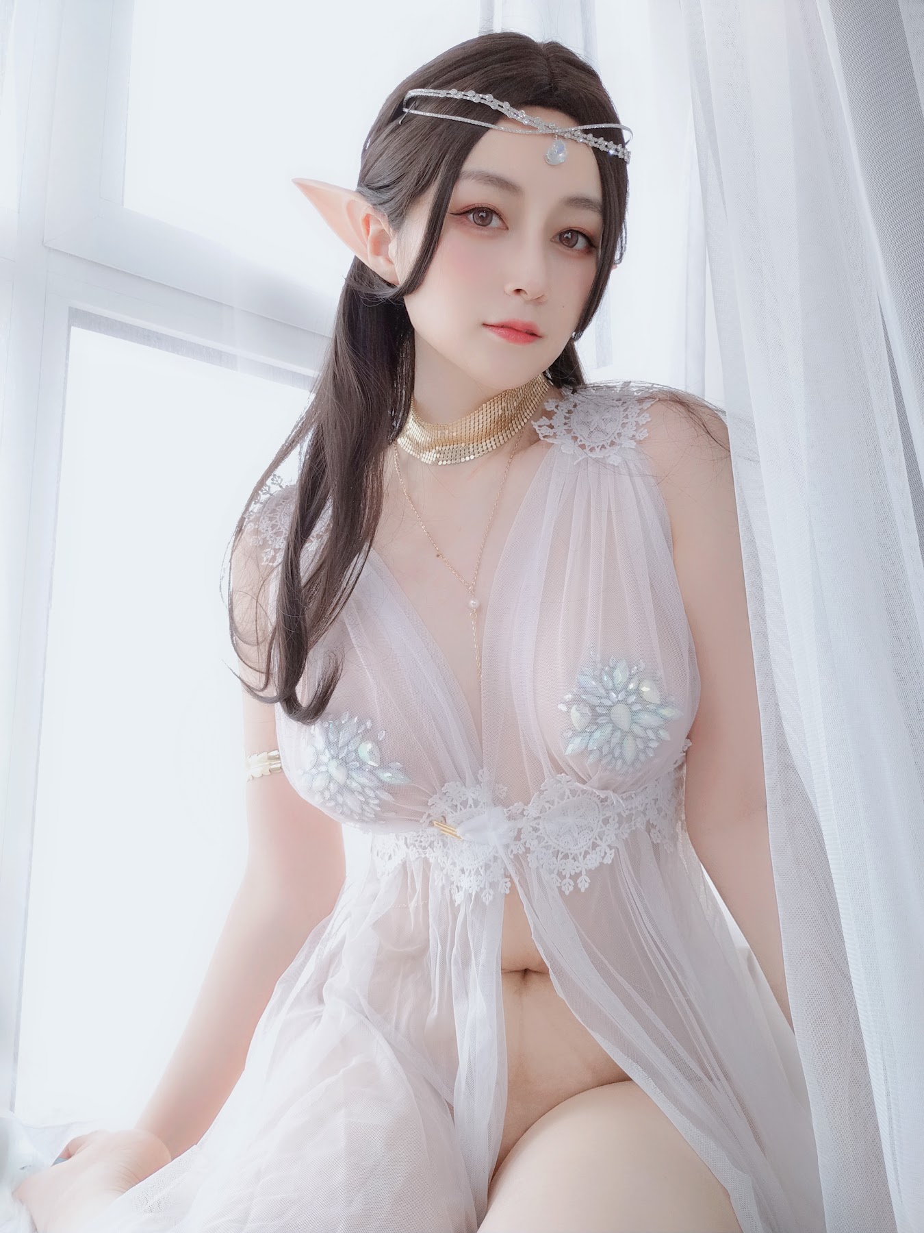 Coser@白银81 精灵宝石内衣 - P41