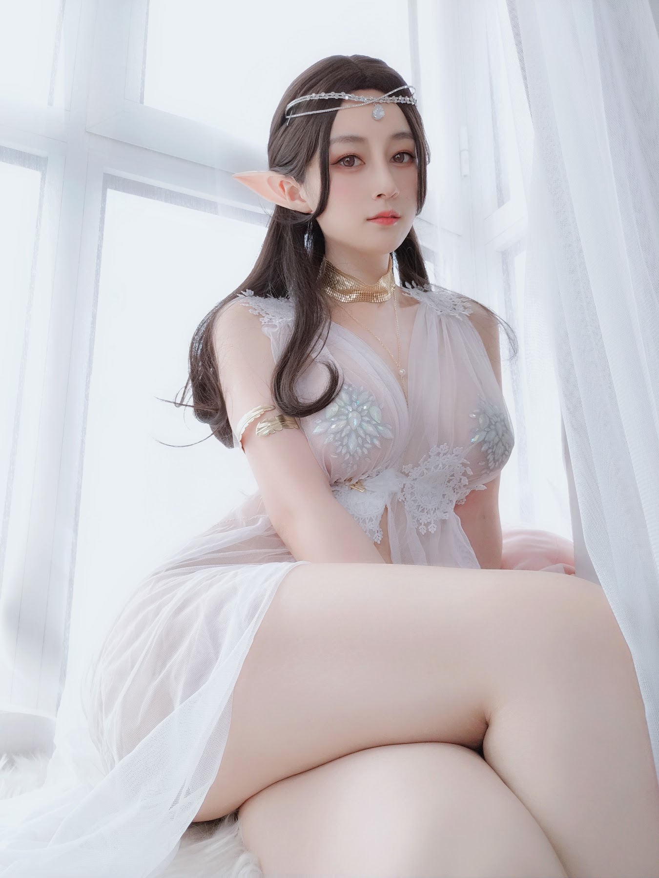 Coser@白银81 精灵宝石内衣 - P43
