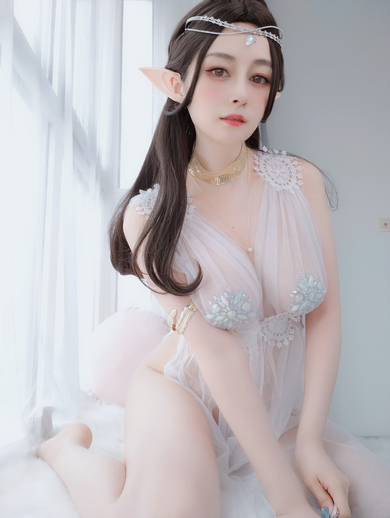 Coser@白银81 精灵宝石内衣 - P6