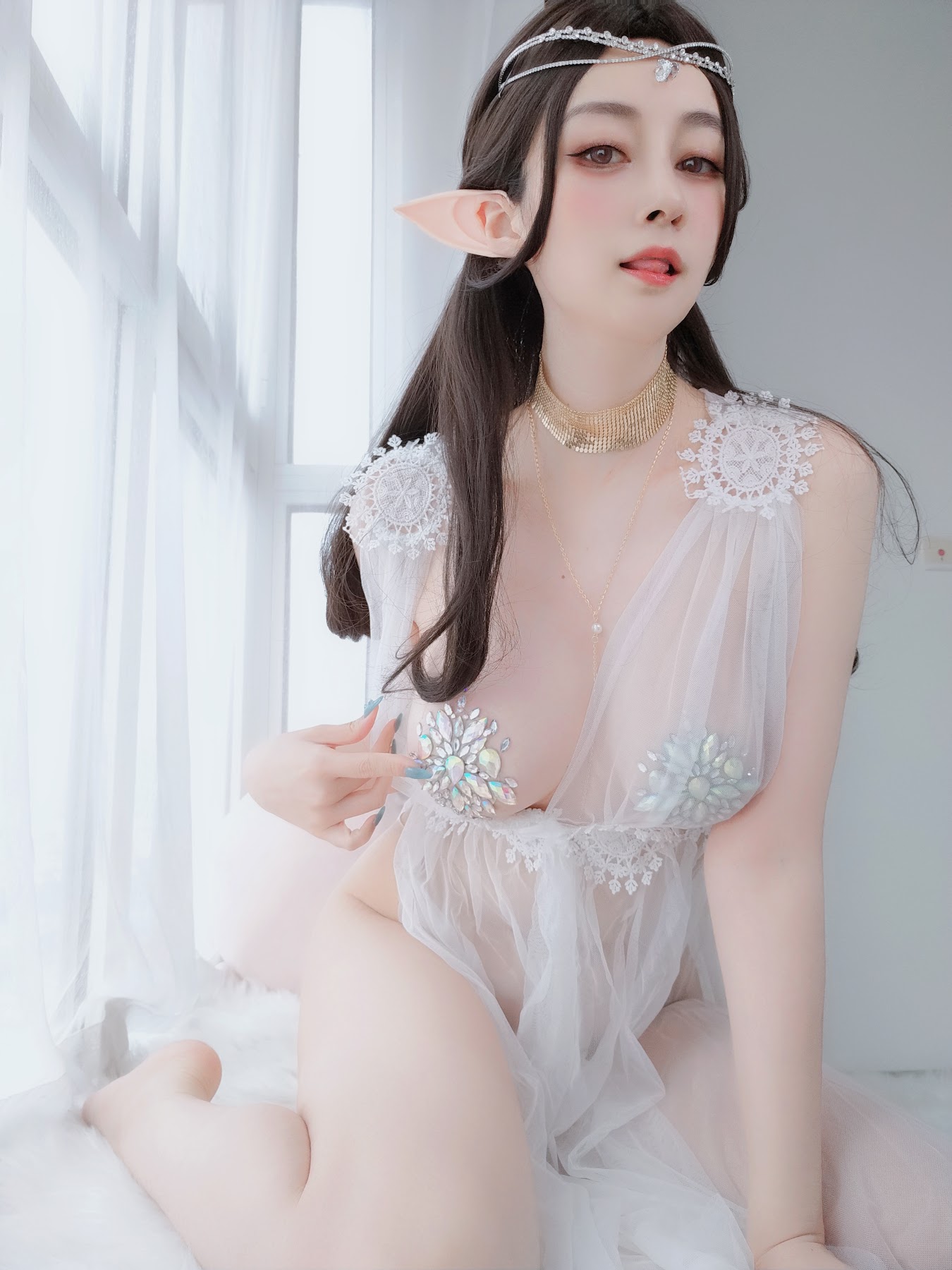 Coser@白银81 精灵宝石内衣 - P7