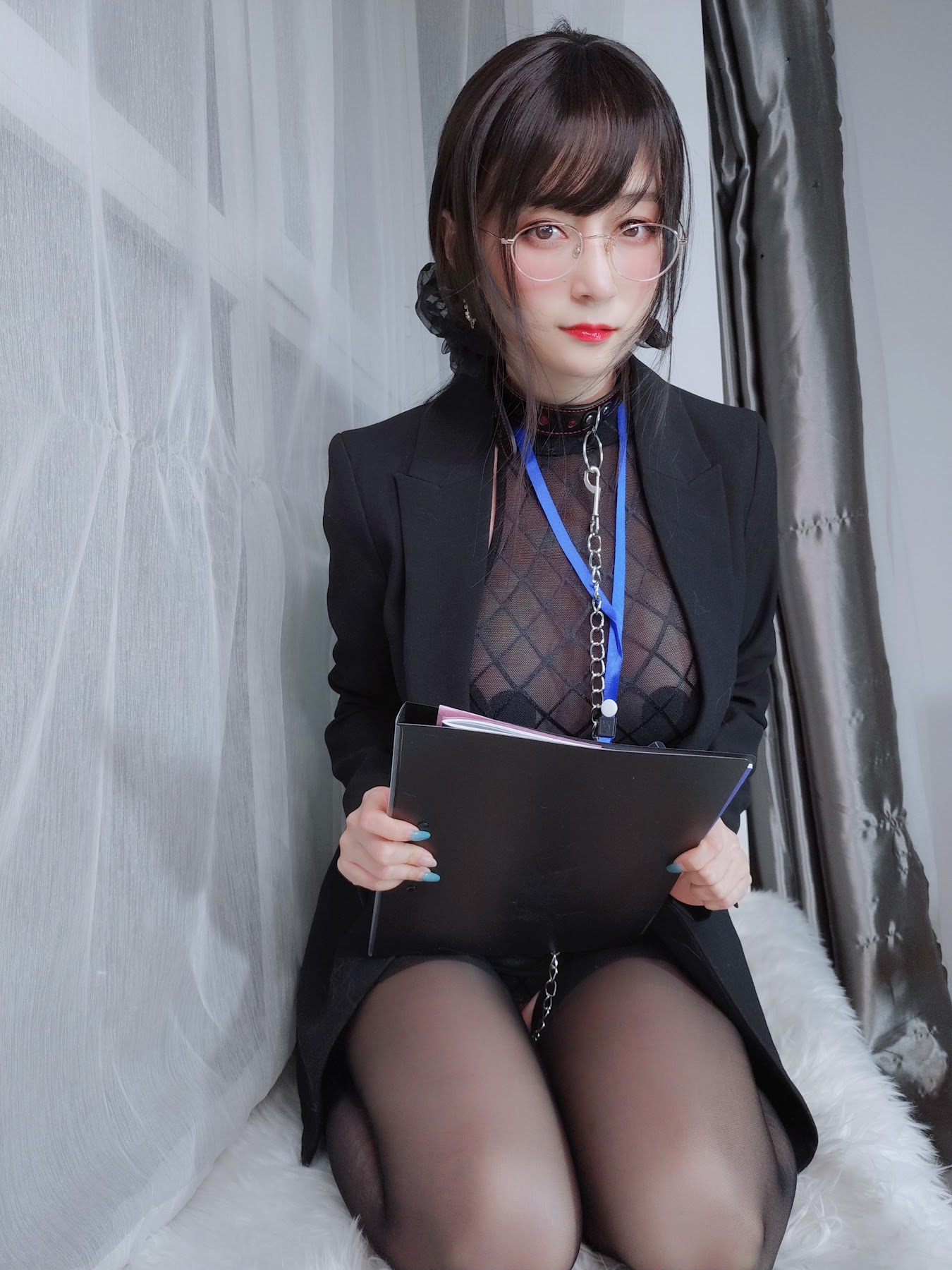 Coser@白银81 自撮り4(黑丝情趣) - P65