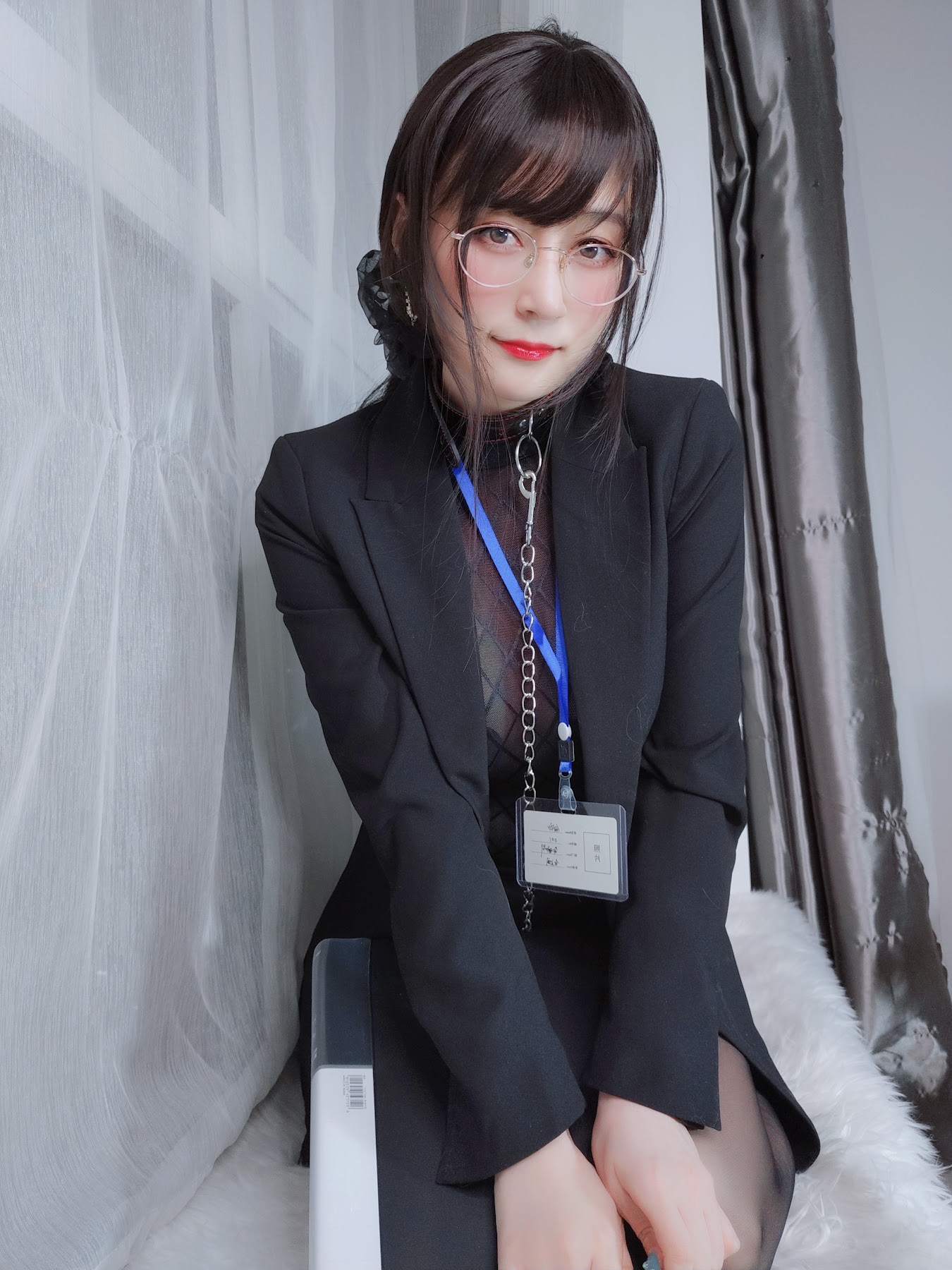 Coser@白银81 自撮り4(黑丝情趣) - P66