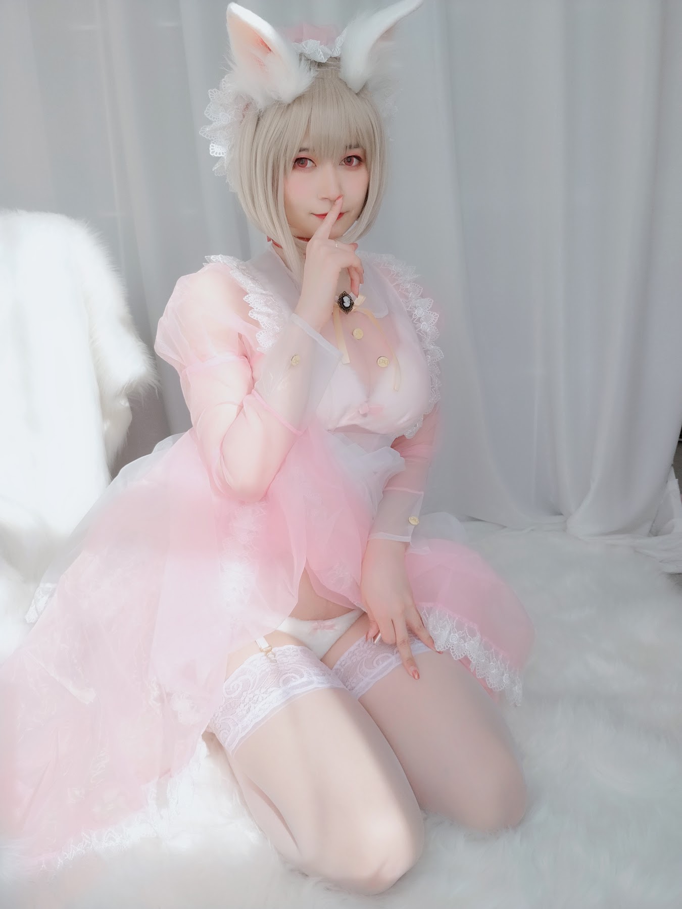 Coser@白银81 女仆小兔子 - P9