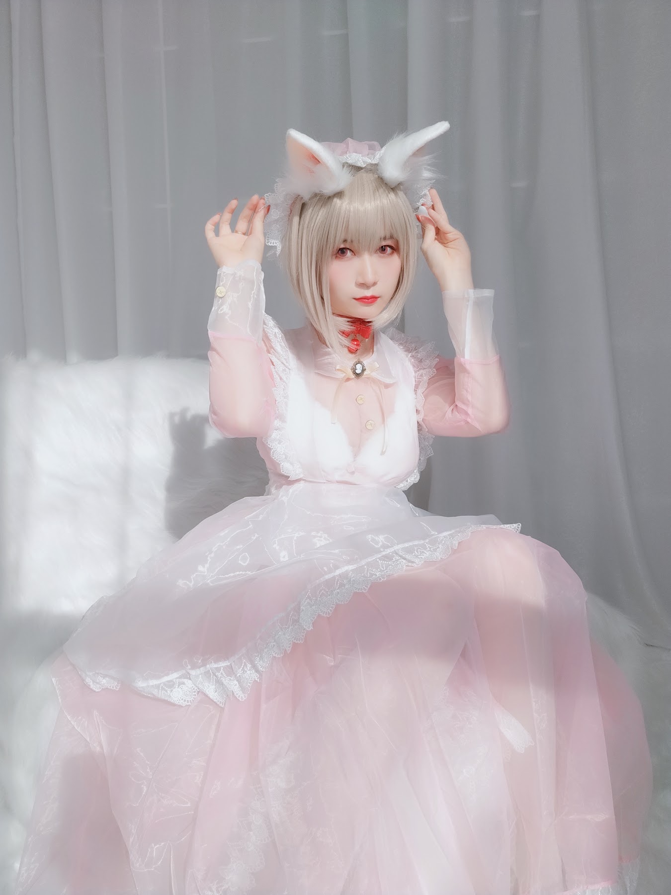 Coser@白银81 女仆小兔子 - P56