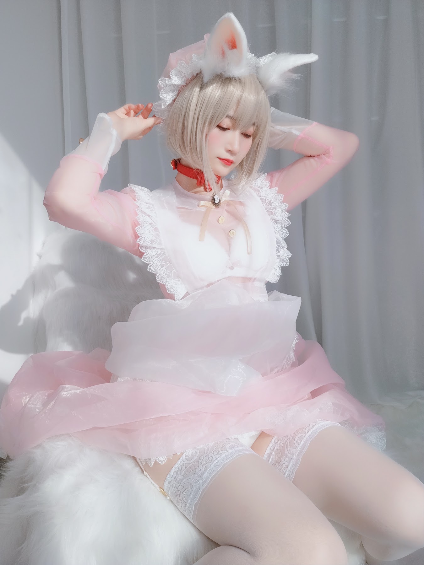 Coser@白银81 女仆小兔子 - P59