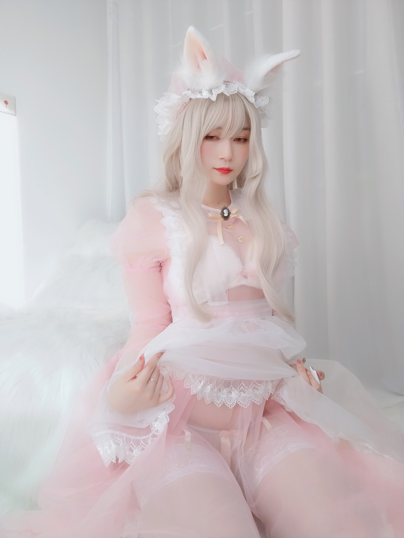 Coser@白银81 女仆小兔子 - P68