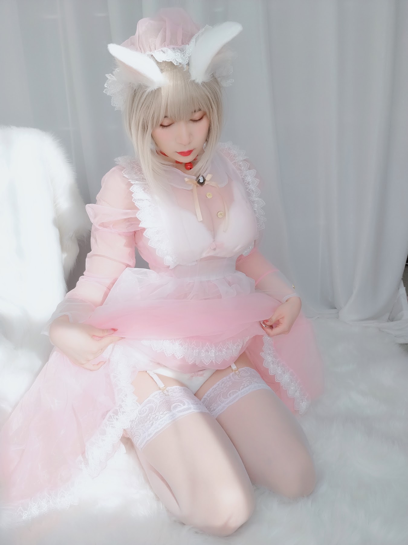 Coser@白银81 女仆小兔子 - P84