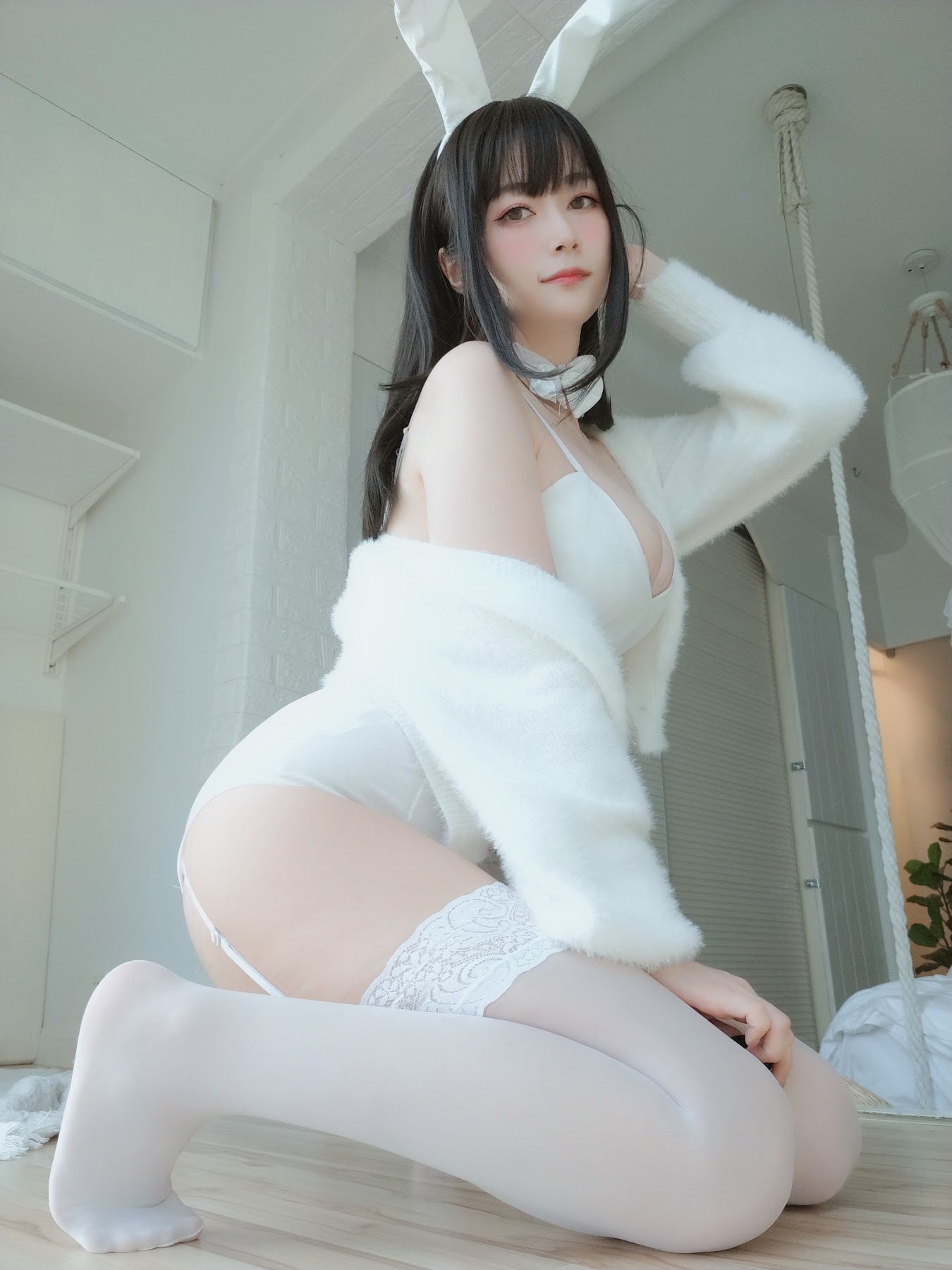 Coser@白银81 白丝兔子 - P20
