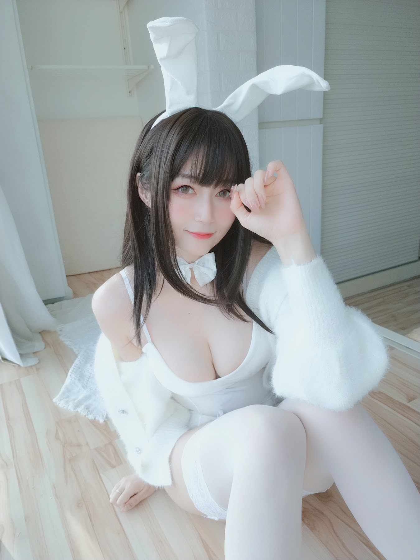 Coser@白银81 白丝兔子 - P38