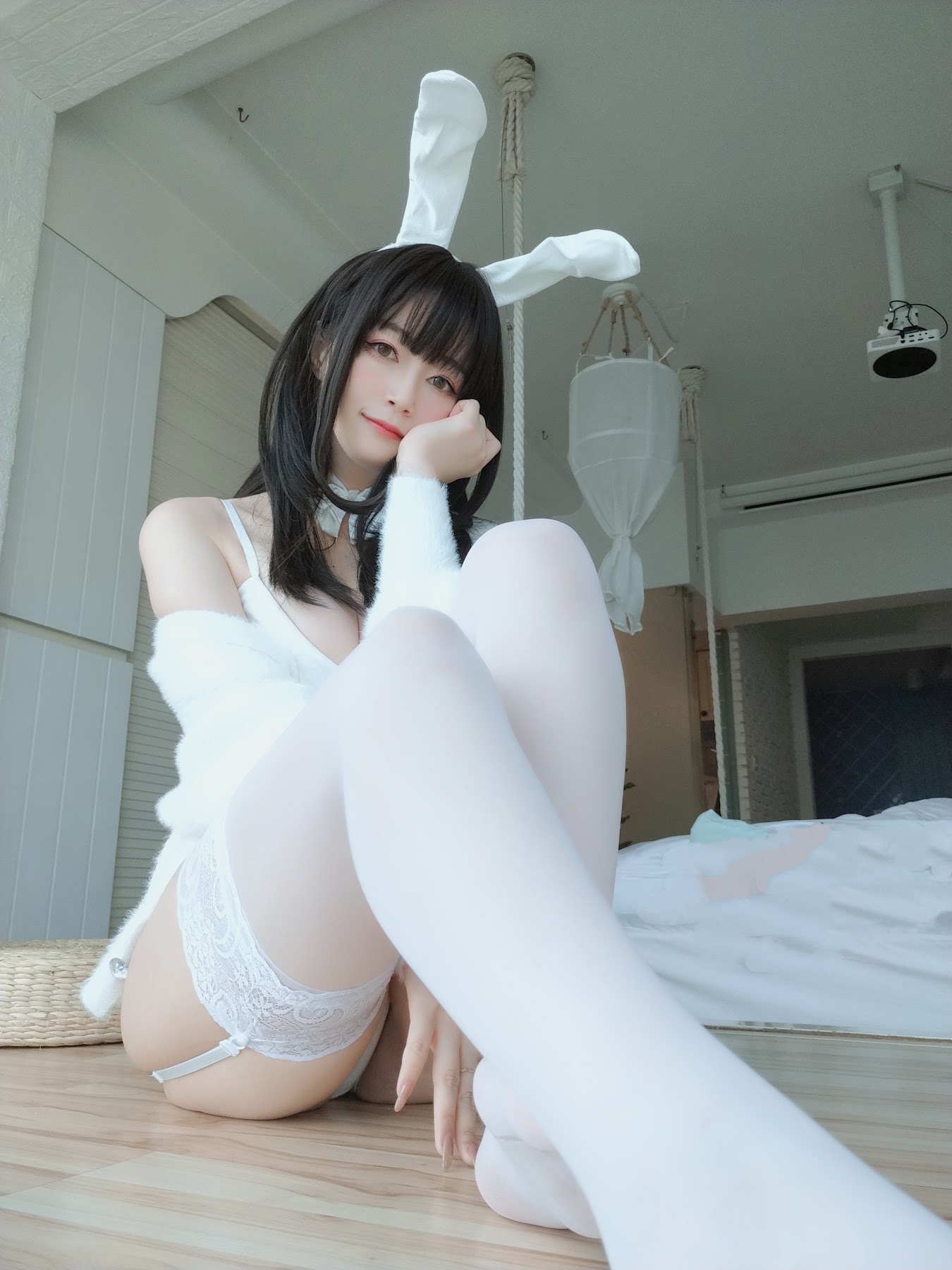 Coser@白银81 白丝兔子 - P87