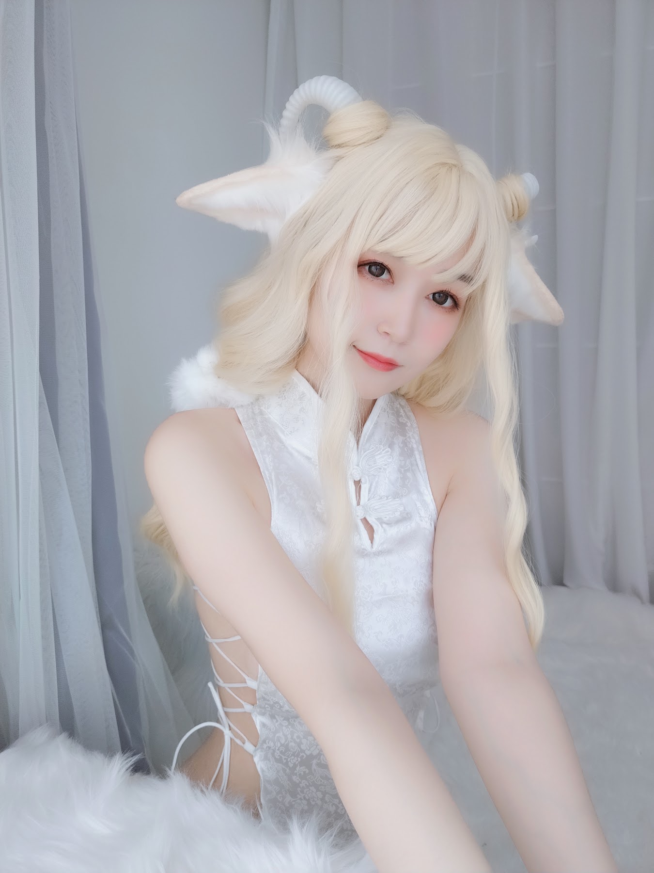 Coser@白银81 白旗袍 - P10