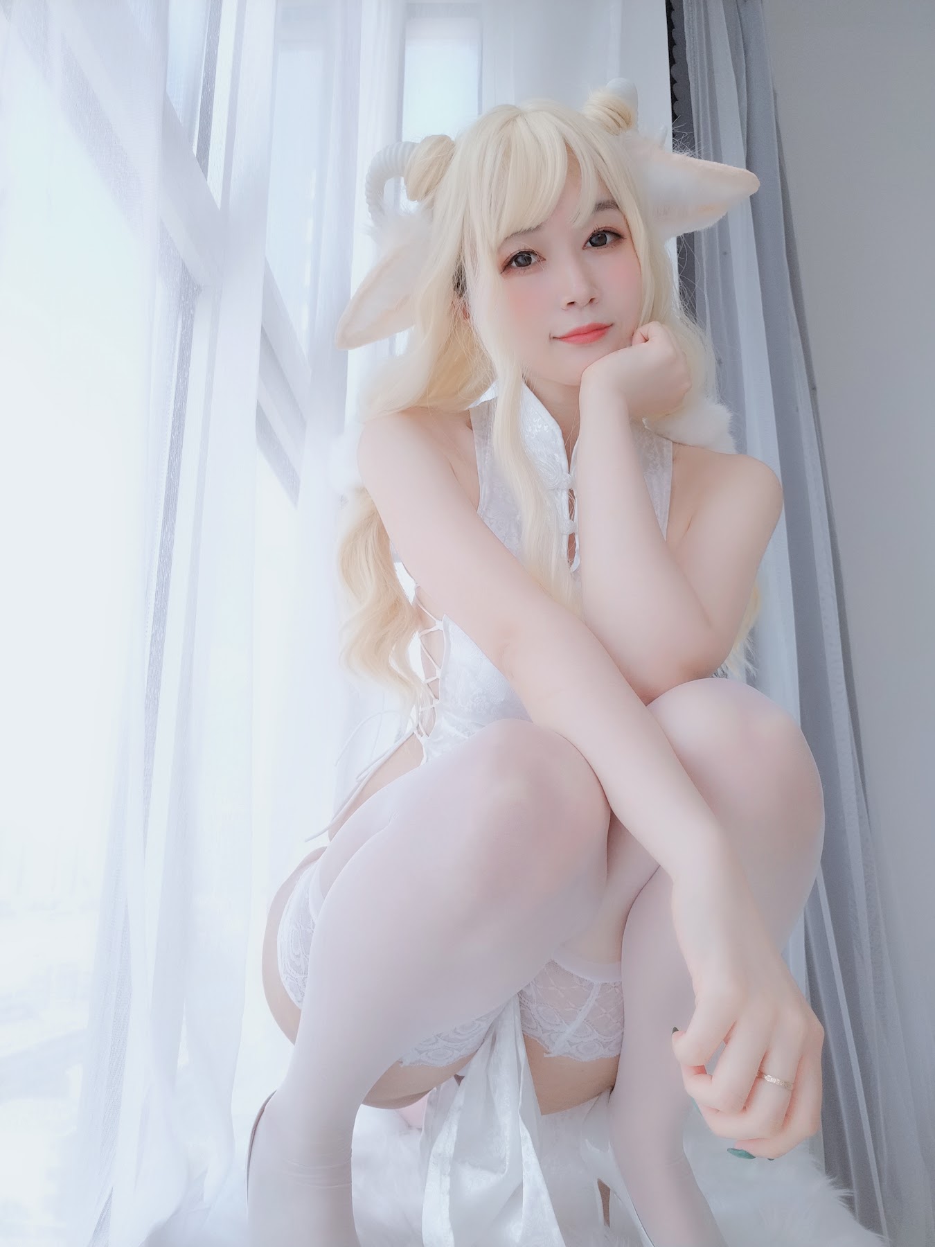 Coser@白银81 白旗袍 - P71