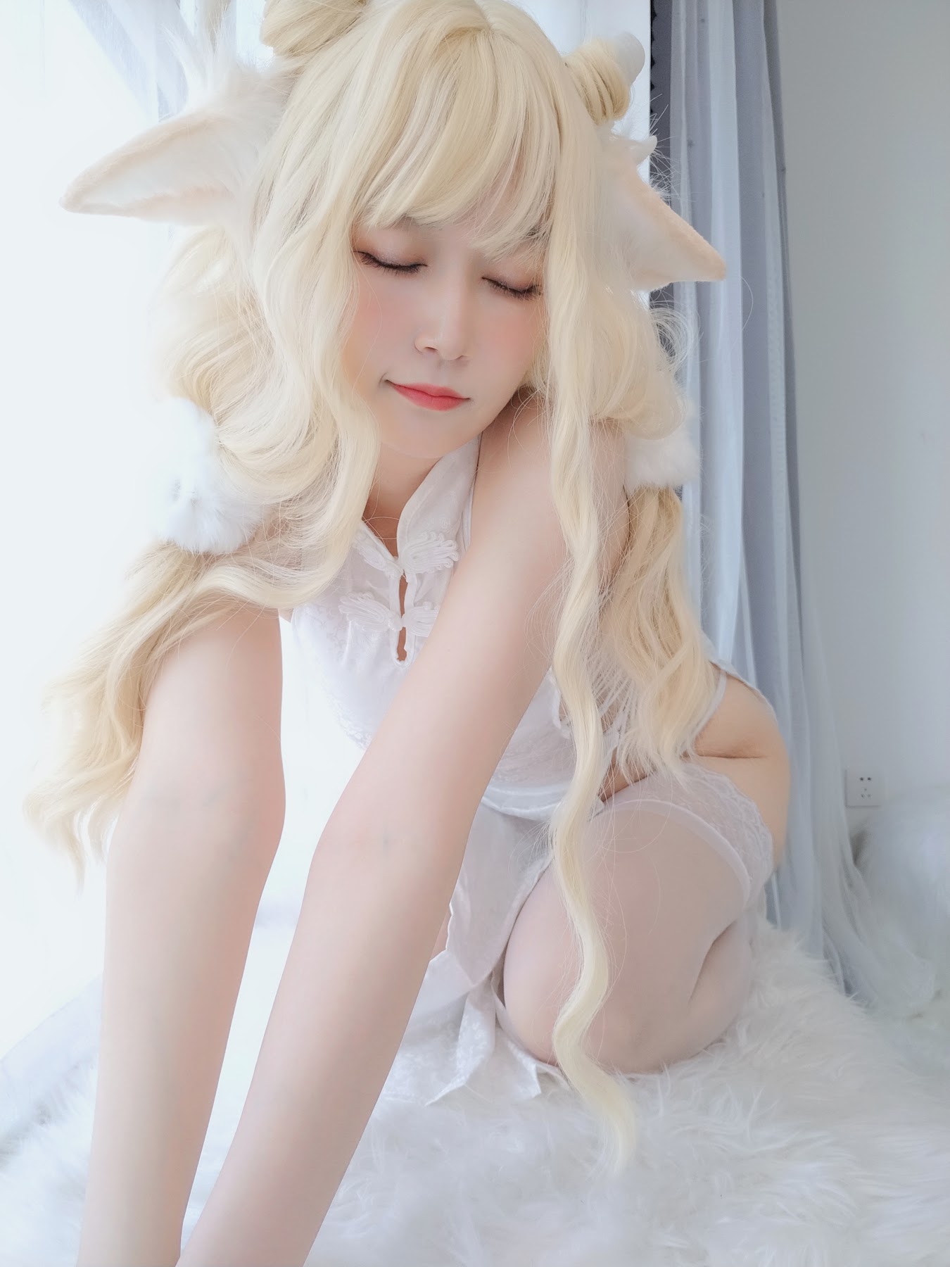 Coser@白银81 白旗袍 - P82