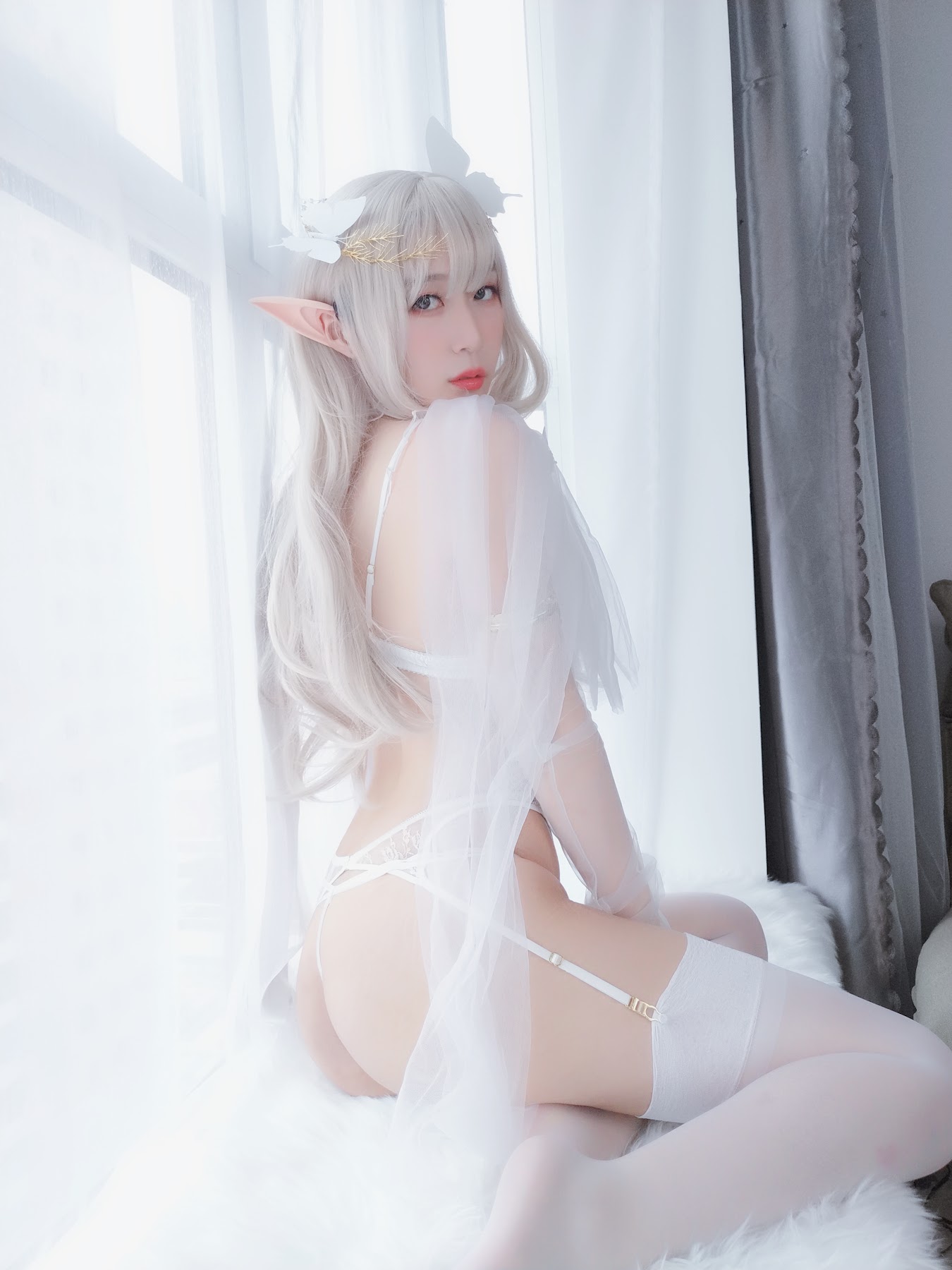 Coser@白银81 纯白精灵 - P9