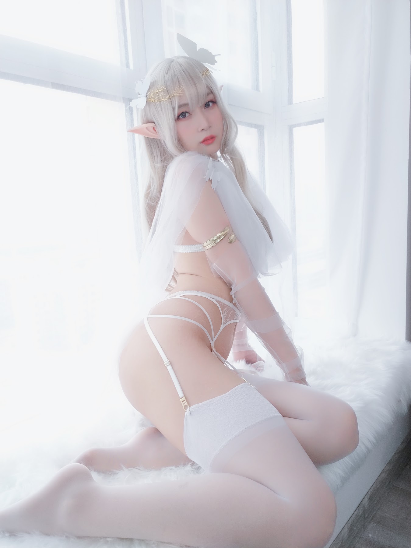 Coser@白银81 纯白精灵 - P3