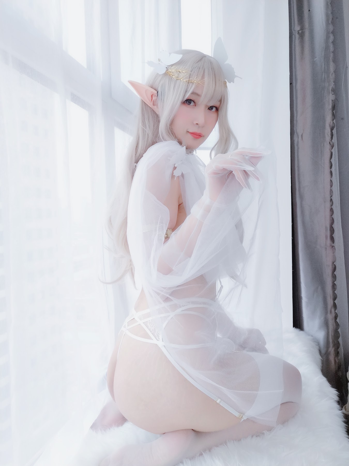 Coser@白银81 纯白精灵 - P42